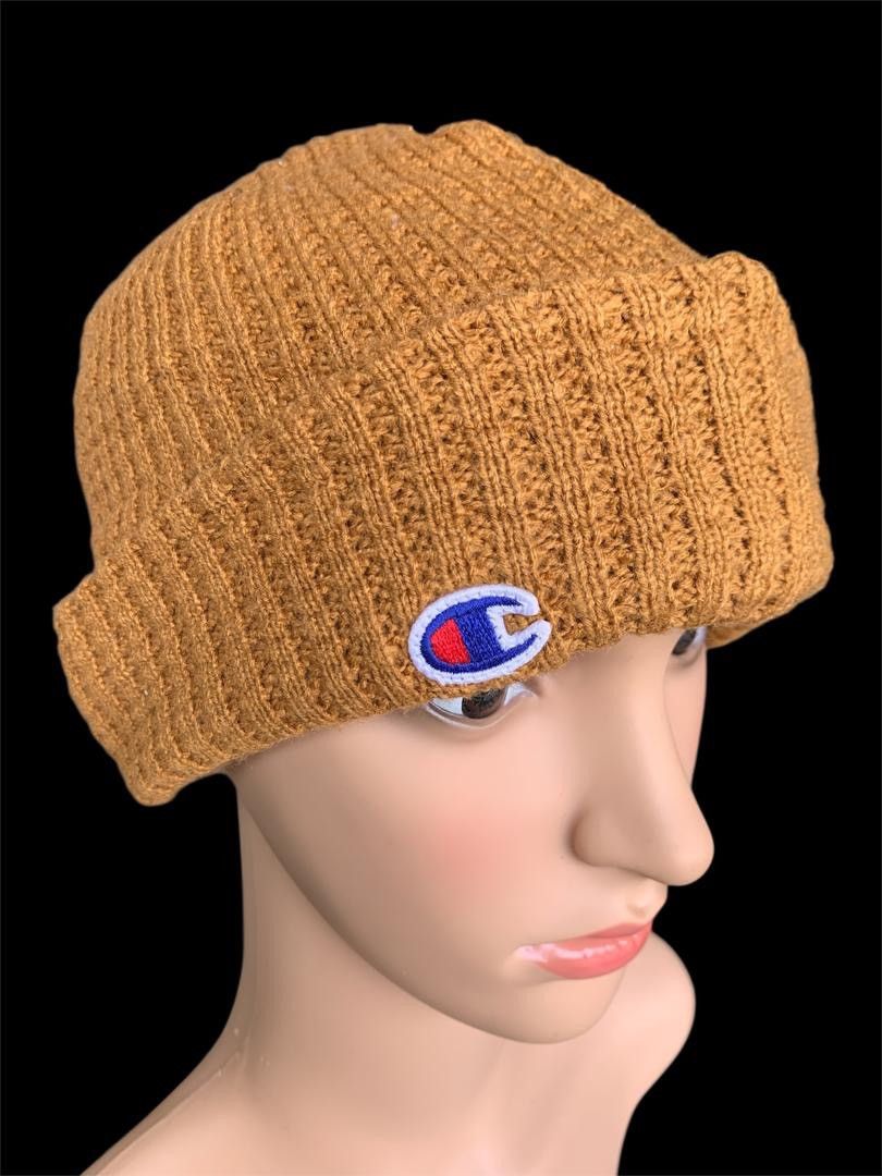Champion × Japanese Brand × Vintage Champion Knitt Hat Vintage Size ONE SIZE - 3 Thumbnail