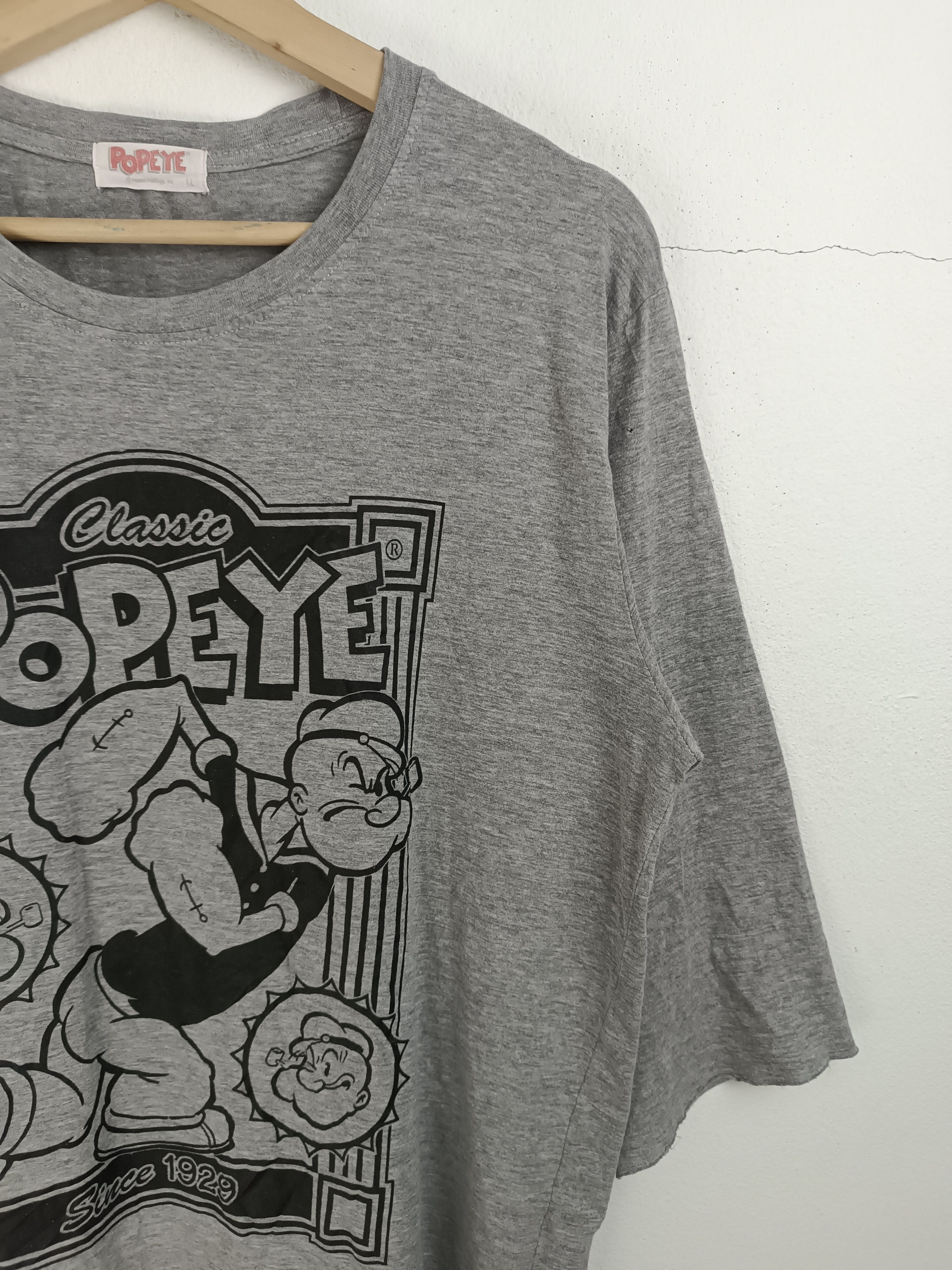 Cartoon Network VINTAGE POPEYE THE SAILOR MAN 3Q CUT TEE Size US L / EU 52-54 / 3 - 6 Thumbnail