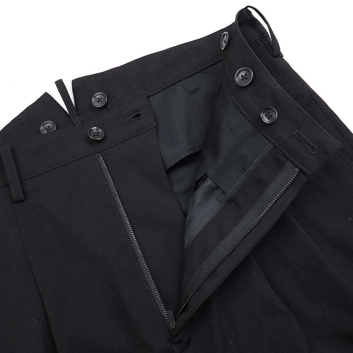 Yohji Yamamoto Yohji Yamamoto Pour Homme - W/Gabardine 2 Tuck Tapered Pants Size US 30 / EU 46 - 6 Thumbnail