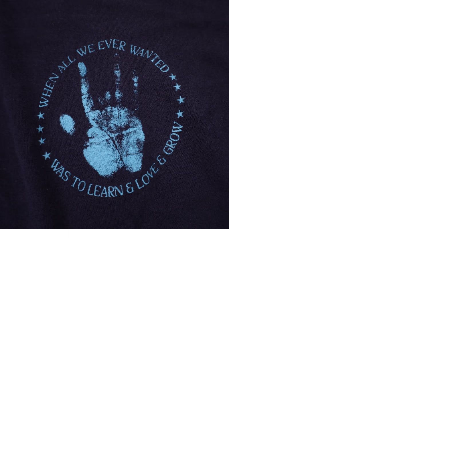 Vintage VINTAGE Grateful Dead Jerry Garcia Banjo Hand Logo Graphic Long Sleeve T Shirt Mens S Blue Shirt Size US S / EU 44-46 / 1 - 9 Thumbnail