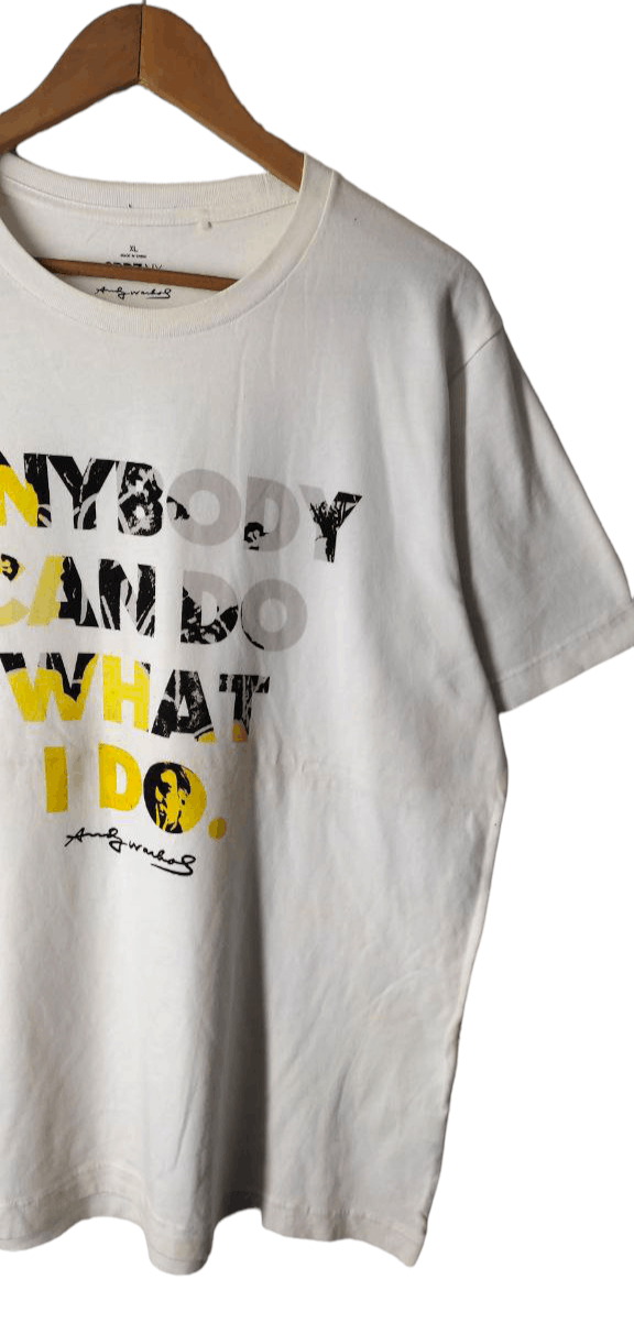 Andy Warhol ANDY WARHOL DO WHAT U DO POP ART TEE Size US XL / EU 56 / 4 - 5 Thumbnail