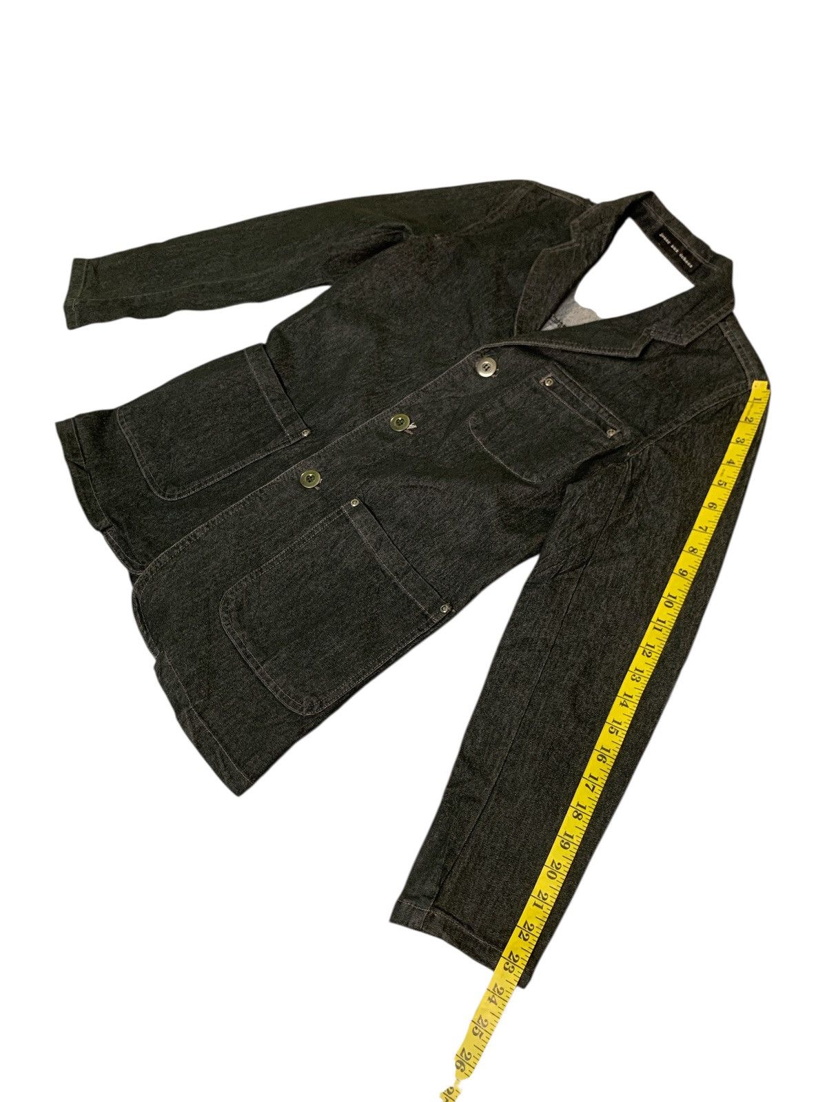 Other Rare Design Jouer Aux Echecs Denim Jackets Size M / US 6-8 / IT 42-44 - 10 Thumbnail