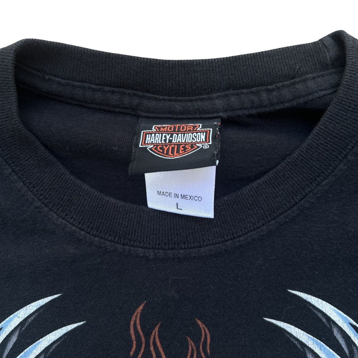 Harley Davidson Harley Davidson Chrome Skull Flames Long Sleeve Shirt Large Size US L / EU 52-54 / 3 - 3 Thumbnail