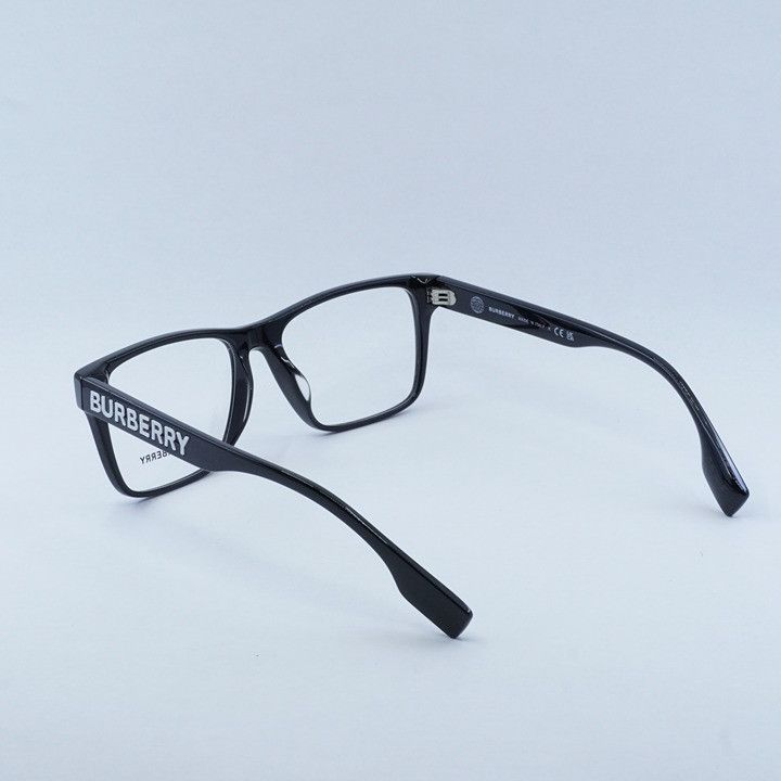 Burberry Burberry BE2393D 3001 Eyeglasses Black 55mm Rectangle Frame Size ONE SIZE - 4 Thumbnail