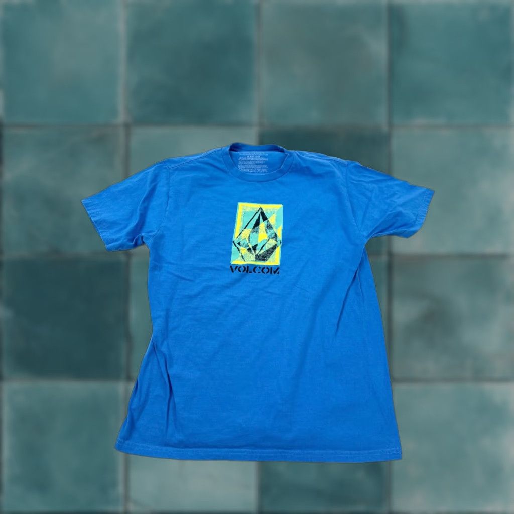 Volcom Volcom Shirt Mens Large Blue Ripper Stone Graphic Masculina Short Sleeve Tee Size US L / EU 52-54 / 3 - 1 Thumbnail