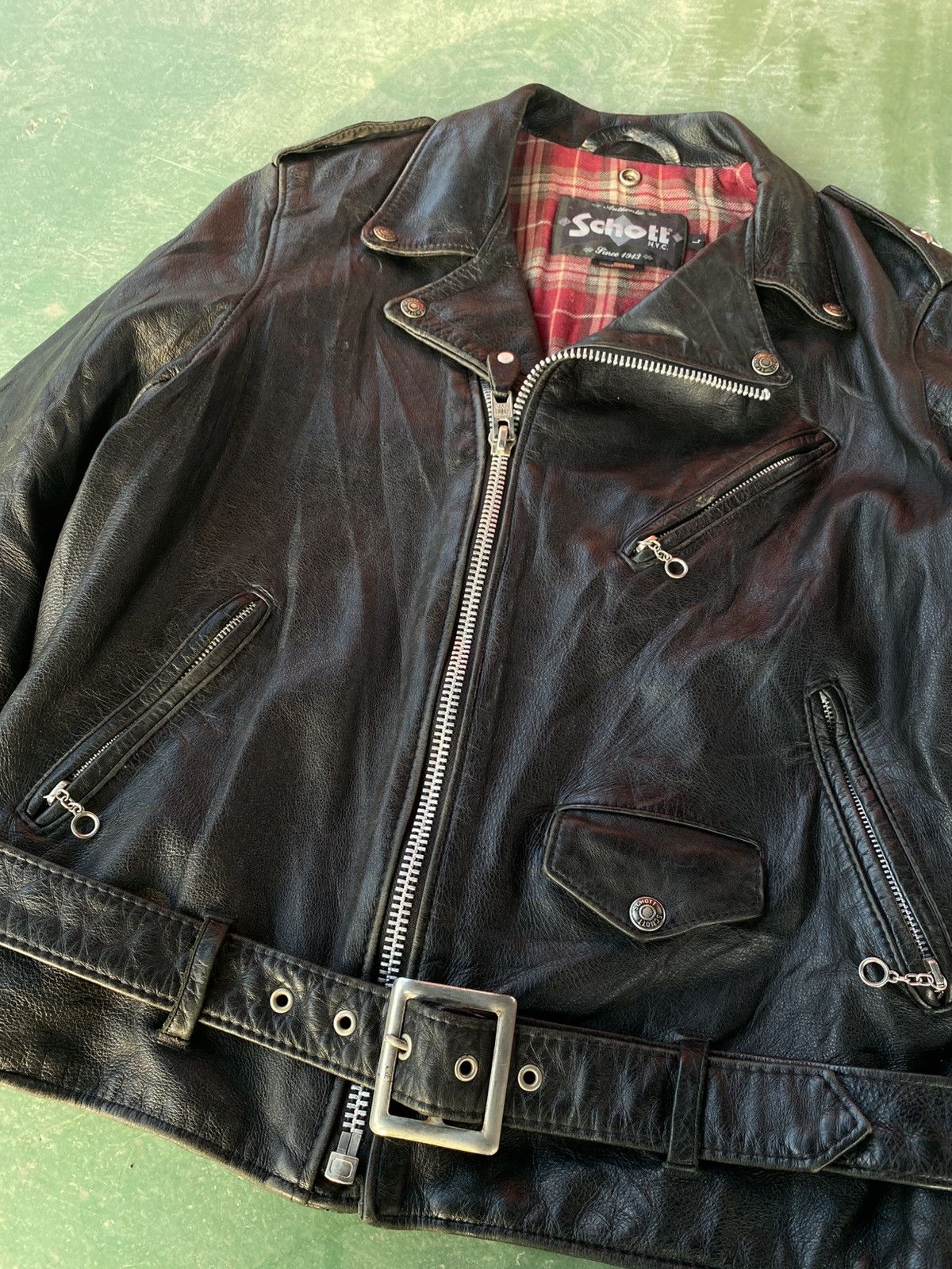 Schott Schott 626 One Star Leather Jacket Size US L / EU 52-54 / 3 - 4 Thumbnail