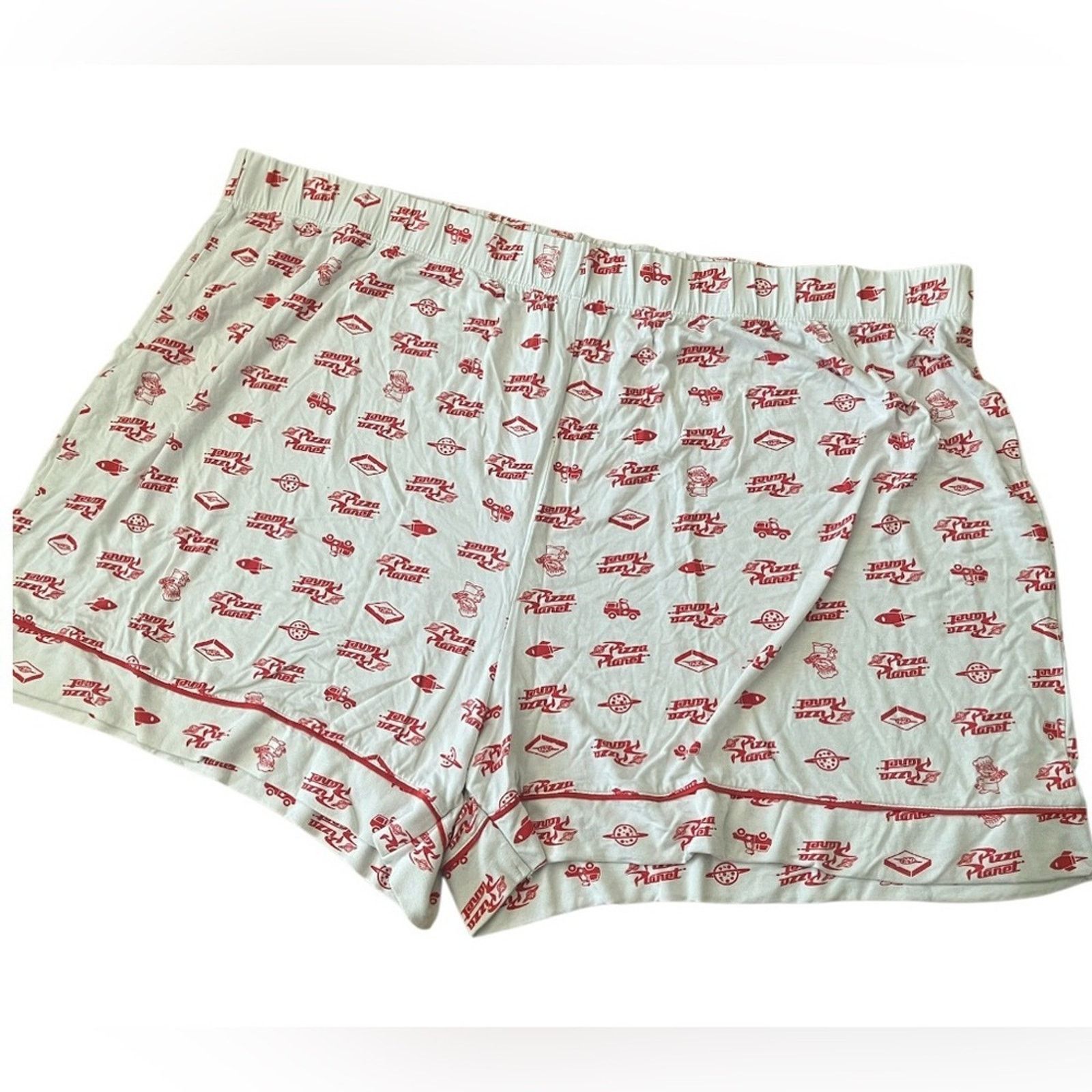Disney Disney Pixar Pizza Planet Red & White pajamas, size XXL Size XXL / US 16-18 / IT 52-54 - 8 Thumbnail