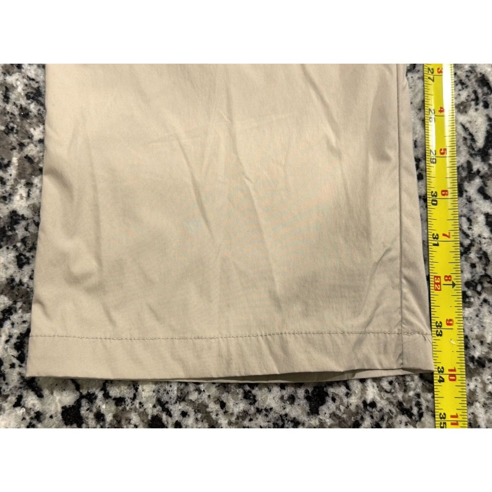 Orvis Orvis Pants Men’s Tech 14 Pocket Sz 42x34 Cargo Solid Beige Nylon Spandex NWT 39 Size US 42 / EU 58 - 2 Thumbnail