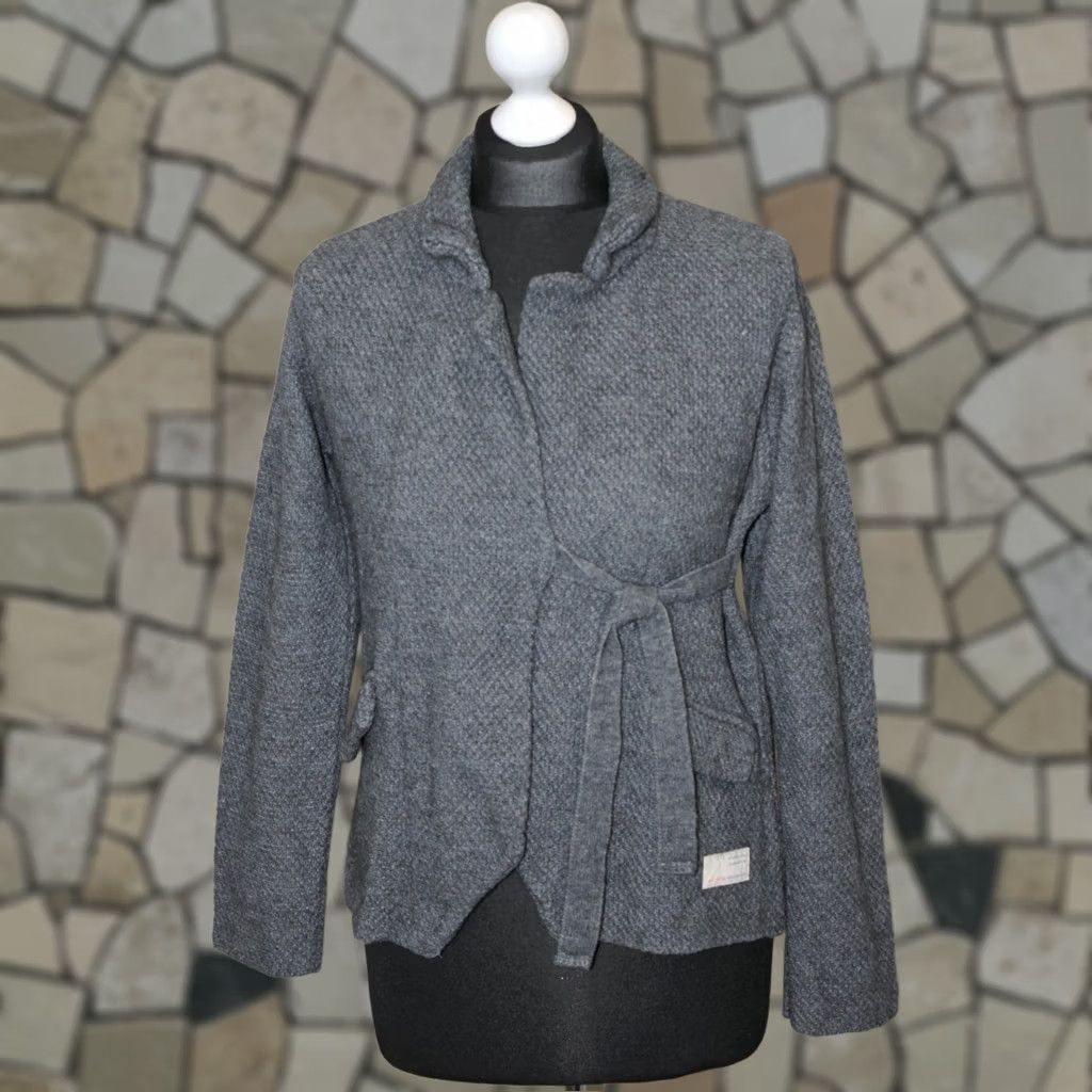 Vintage Odd Molly Cardigan Jumper Grey Cotton Wool Alpaca Size 2 M Womens Size XS / US 0-2 / IT 36-38 - 1 Thumbnail