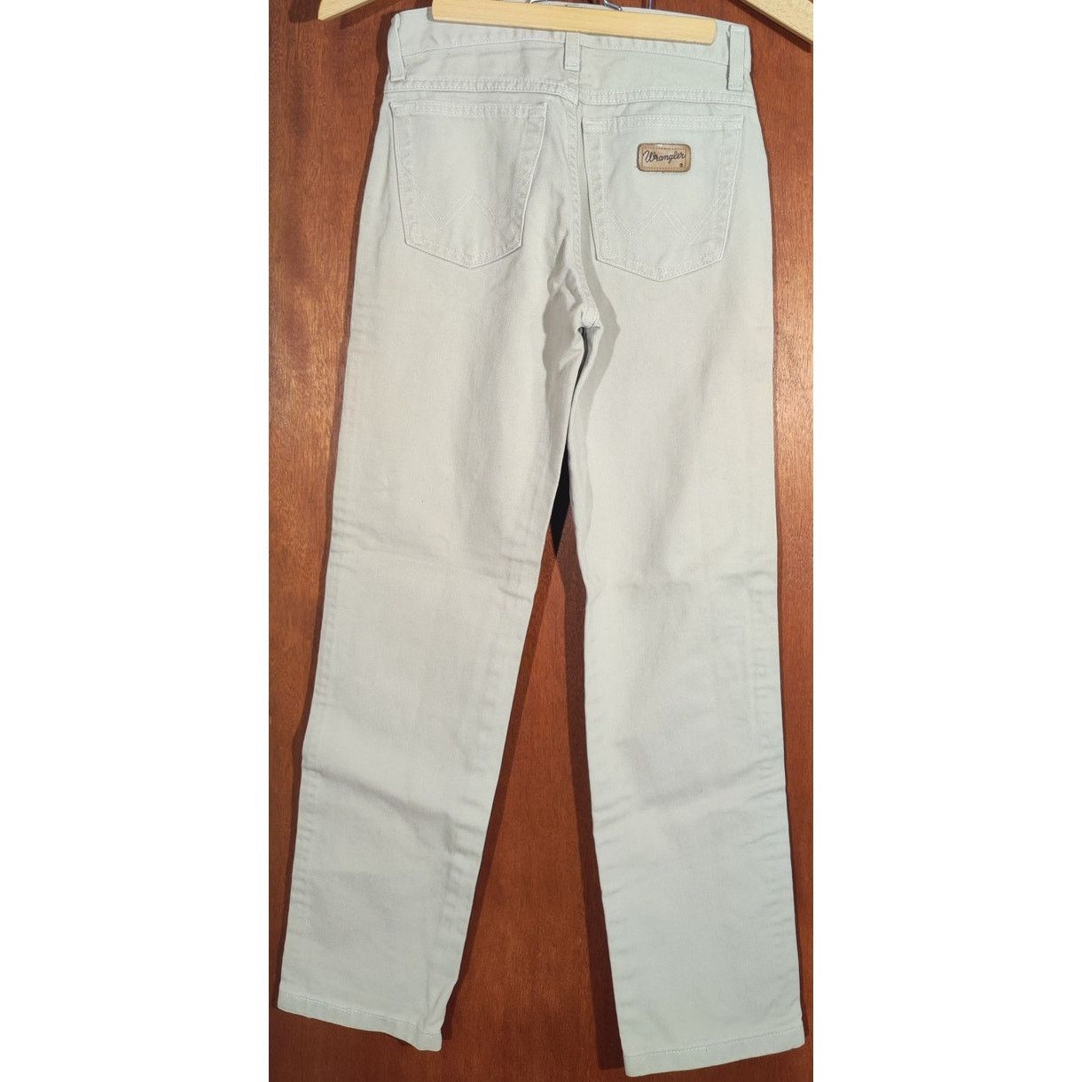 Wrangler Wrangler Texas Y Vintage 90s Beige Denim Jeans 26" W 27.5" L Size 26" / US 2 / IT 38 - 2 Thumbnail