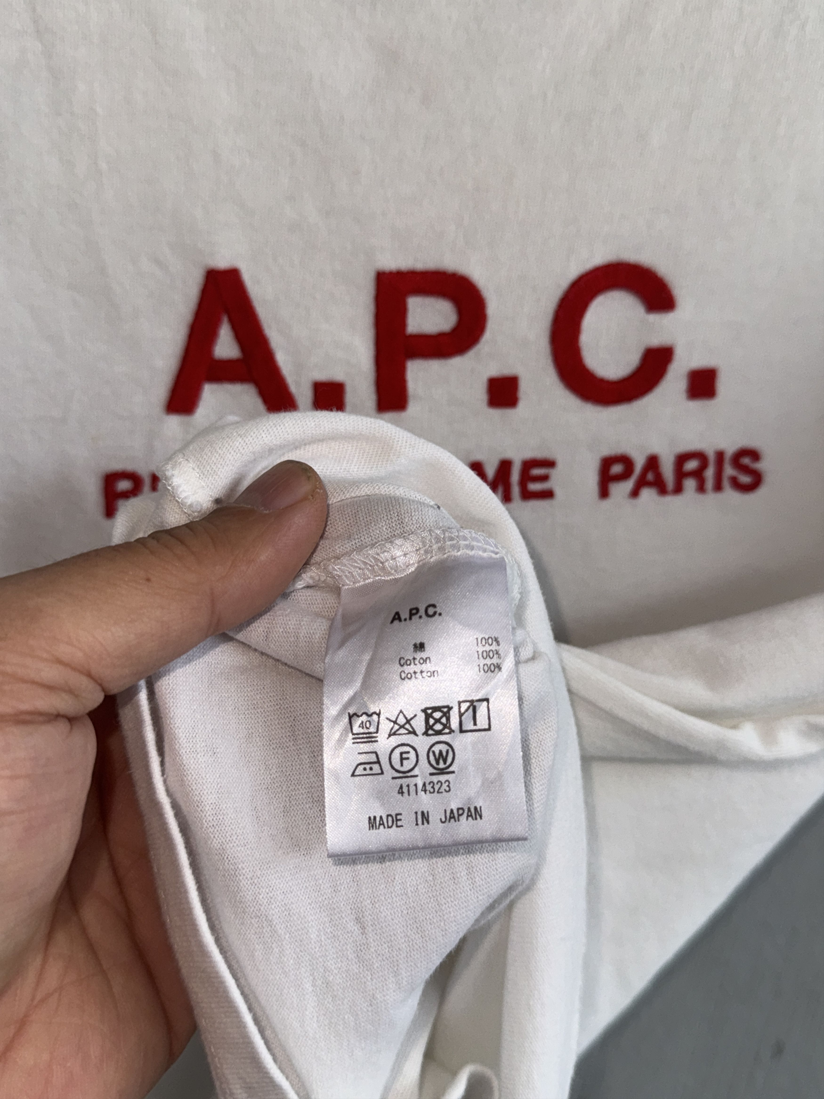 A.P.C. APC Spellout Shirt Size S / US 4 / IT 40 - 5 Thumbnail