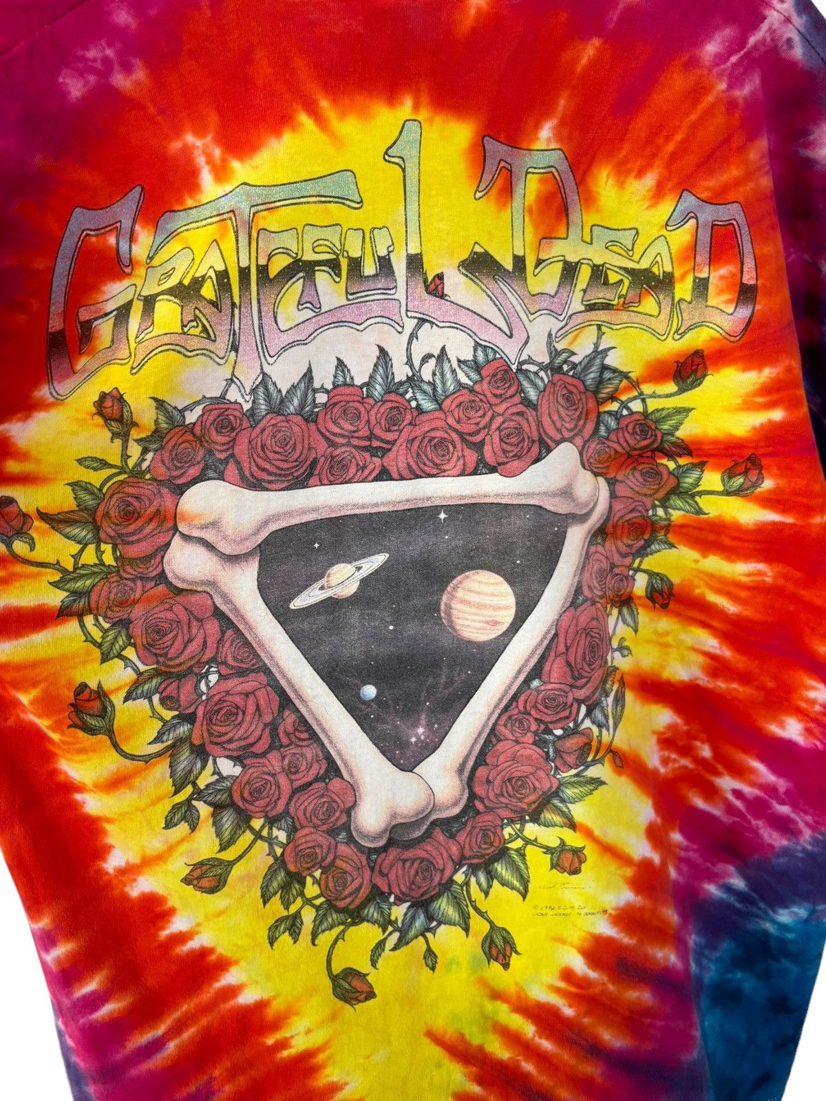 Grateful Dead Vintage 1992 Liquid Blue Grateful Dead “Space Your Face” Tee Size US XL / EU 56 / 4 - 8 Thumbnail