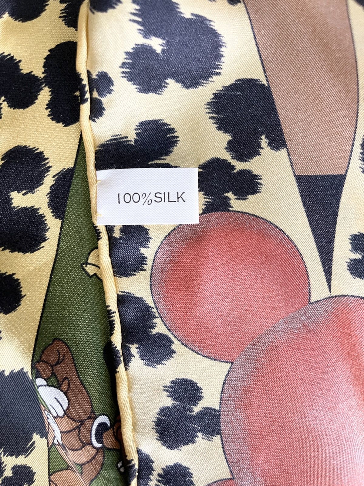 Disney “Walt Disney Gallery” by Theodora Lukanow Mickey Silk Scarf Size ONE SIZE - 7 Thumbnail