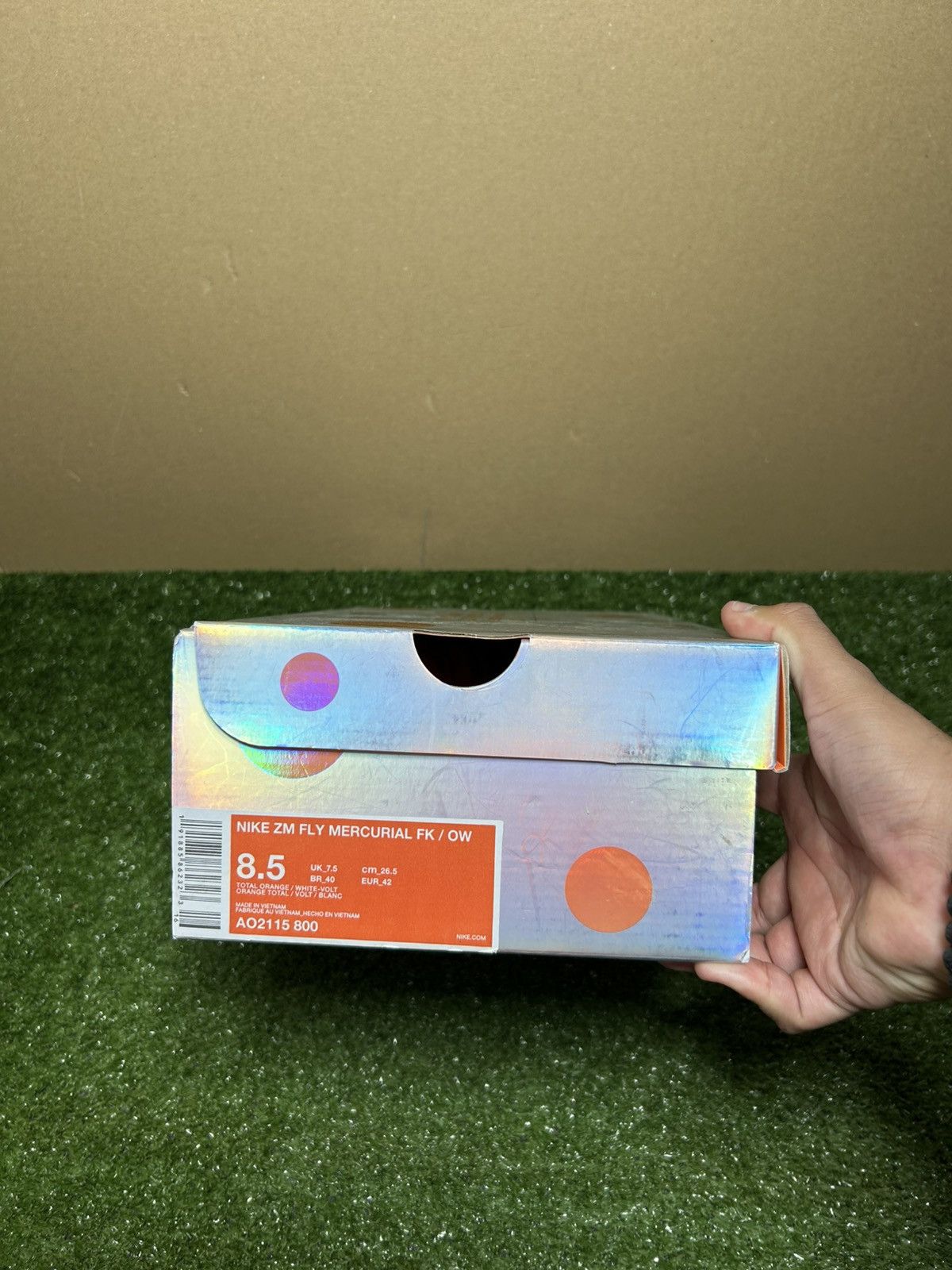 Nike × Off-White Nike zoom mercurial off-white total orange Size US 8.5 / EU 41-42 - 10 Thumbnail