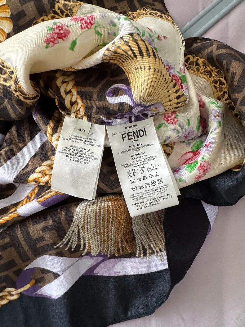 Other Versace Mulberry silk long sleeves Size US XXS / EU 40 - 4 Thumbnail