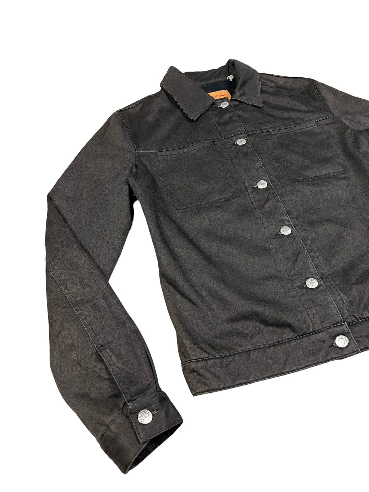 Helmut Lang Archive Vintage 1998 Helmut Lang Lined Trucker Jacket Size S / US 4 / IT 40 - 6 Thumbnail