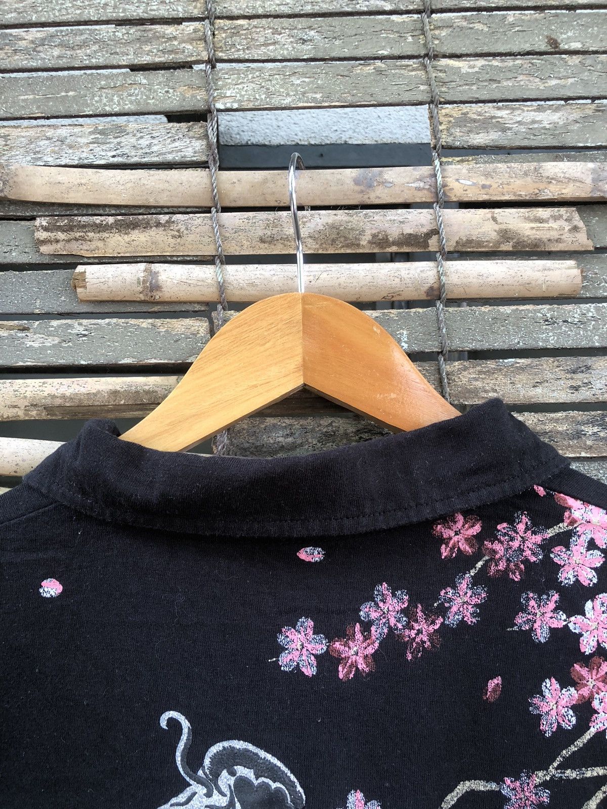 Japanese Brand × Vintage Rare Vintage OVP Japanese Sukajan Koi Fish Polo Tee Size US XL / EU 56 / 4 - 9 Thumbnail
