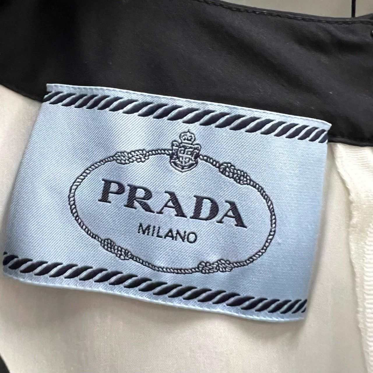 Prada PRADA B&W colorblock s/l dress IT42 NWT Size M / US 6-8 / IT 42-44 - 2 Thumbnail