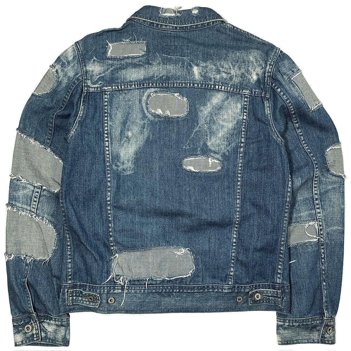 Dolce & Gabbana D&G AW2004 Reconstructed Denim Jacket Size US M / EU 48-50 / 2 - 2 Thumbnail