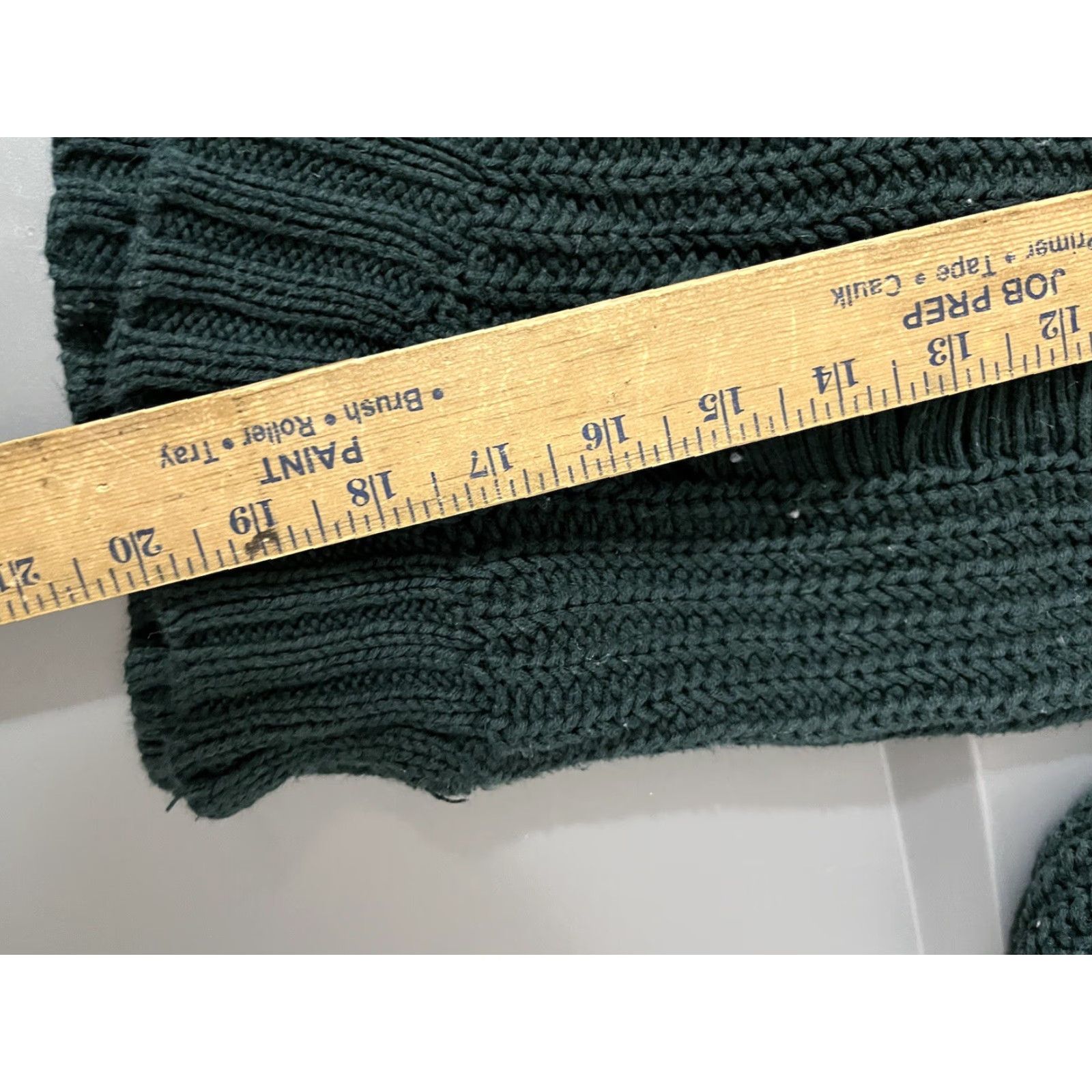 Express EXPRESS Women's Sweater XS Green Knit Mock Neck Pullover Relaxed Stretch Size XS / US 0-2 / IT 36-38 - 4 Thumbnail