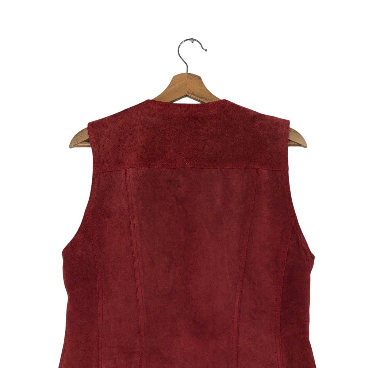 Japanese Brand 📌Vintage Leather Tank Top Vest Pesanteur Issey Miyake Size US M / EU 48-50 / 2 - 10 Thumbnail