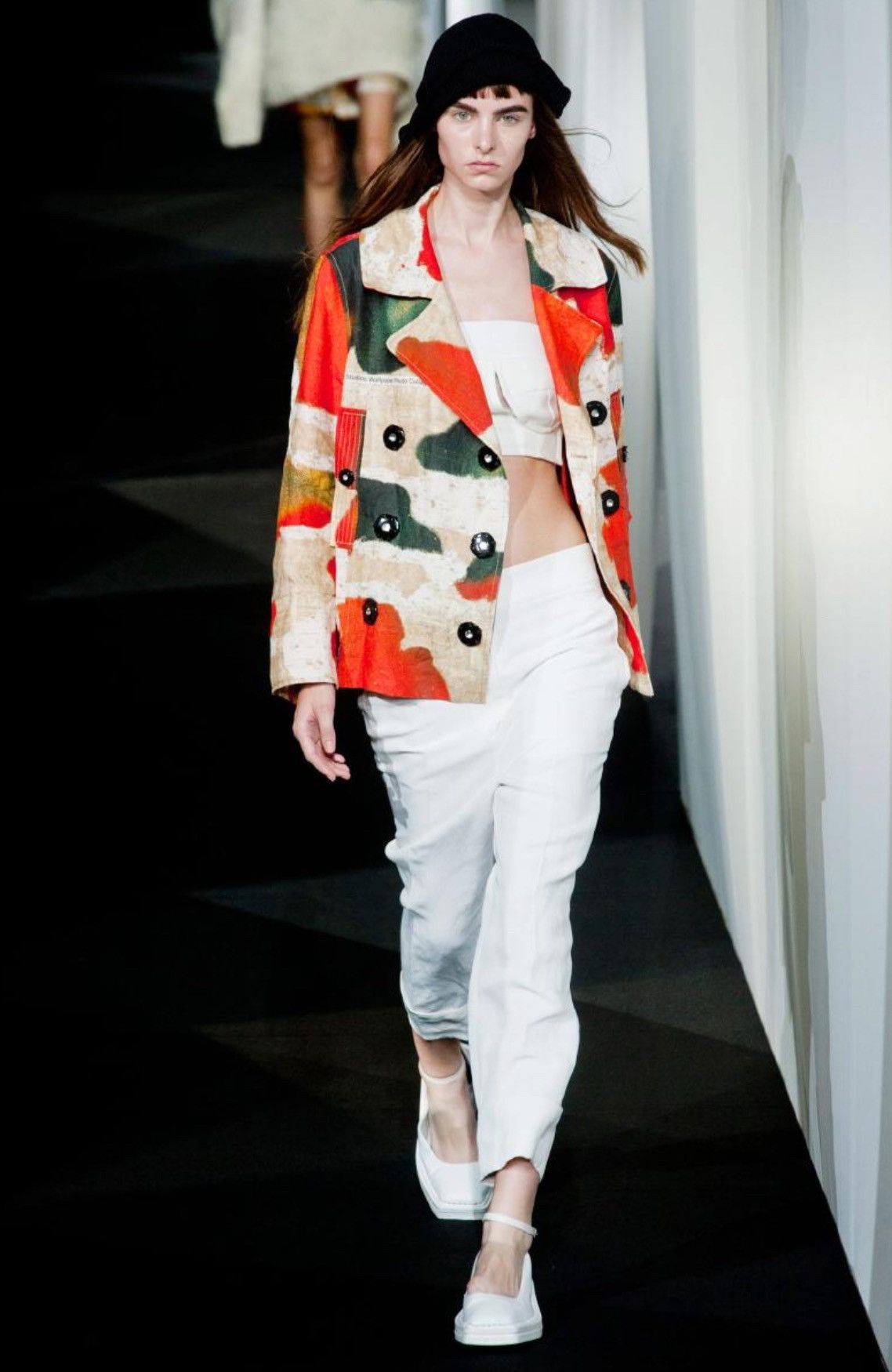 Acne Studios Archive SS14 Acne Studios Elva Wall Runway Jacket Coat Linen Size M / US 6-8 / IT 42-44 - 1 Thumbnail