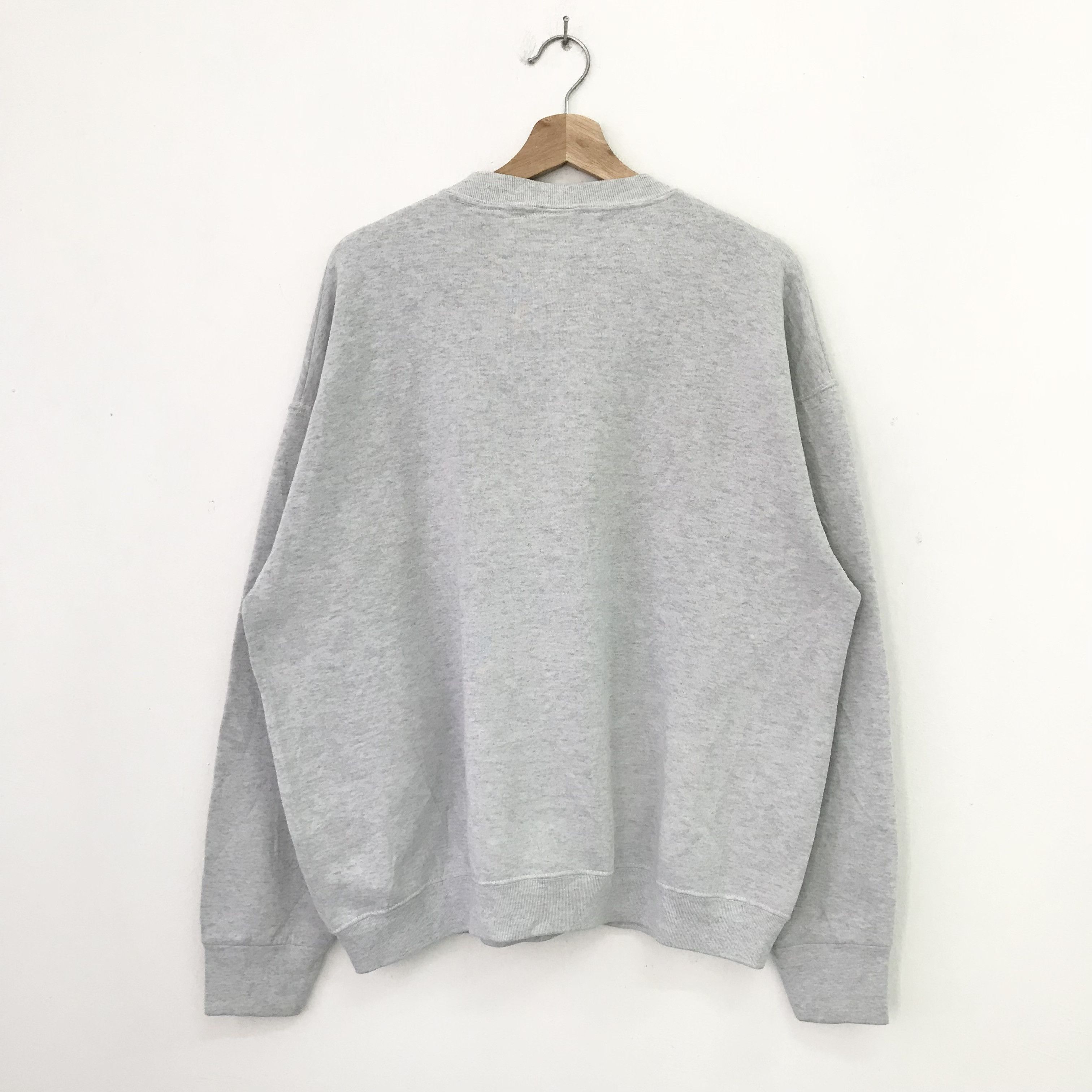 Vintage Vintage 90's Muncie Indiana Gray Sweatshirt - 549 Size US XL / EU 56 / 4 - 2 Thumbnail