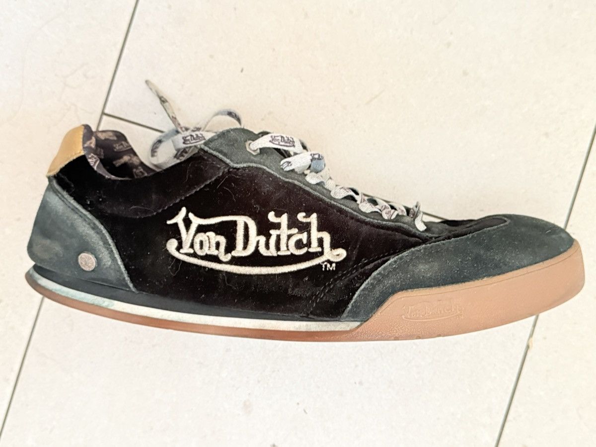 Von Dutch Vintage Von Dutch Velvet Sneakers Y2K Early 2000s Black Gum Size US 11.5 / EU 44-45 - 3 Thumbnail