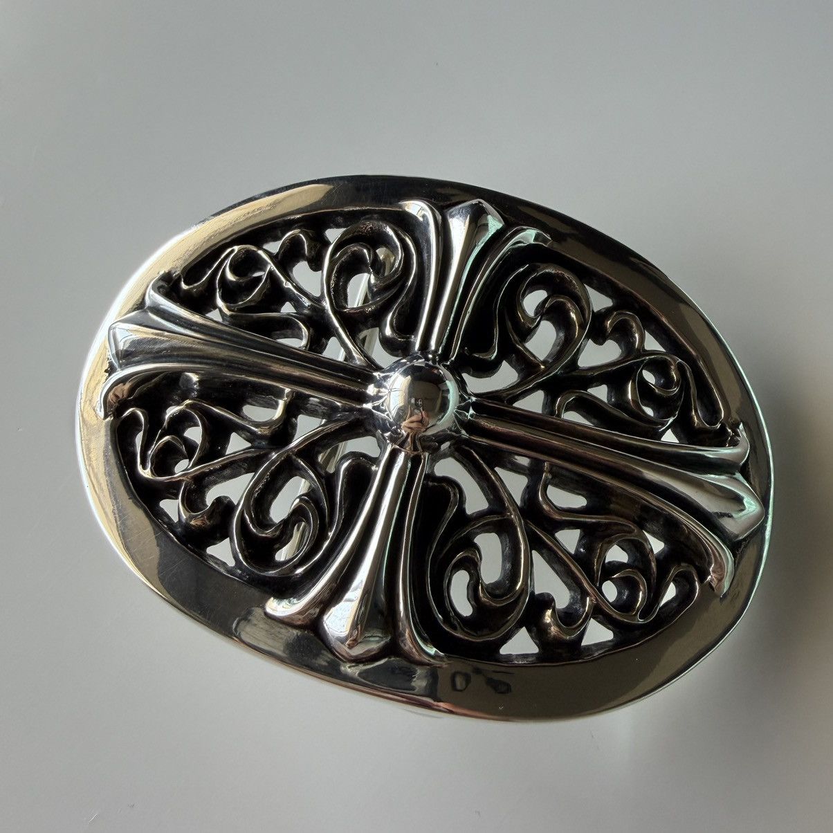 Chrome Hearts CHROME HEARTS BELT BCKL - OVAL 1.5 | Grailed