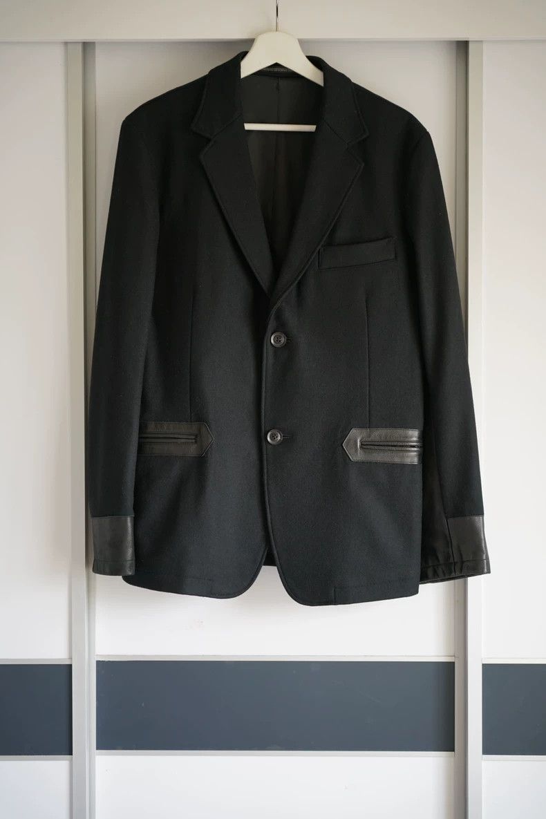 Yohji Yamamoto Yohji Yamamoto size 2 15aw leather suit with leather suit 2 Size 38R - 1 Thumbnail