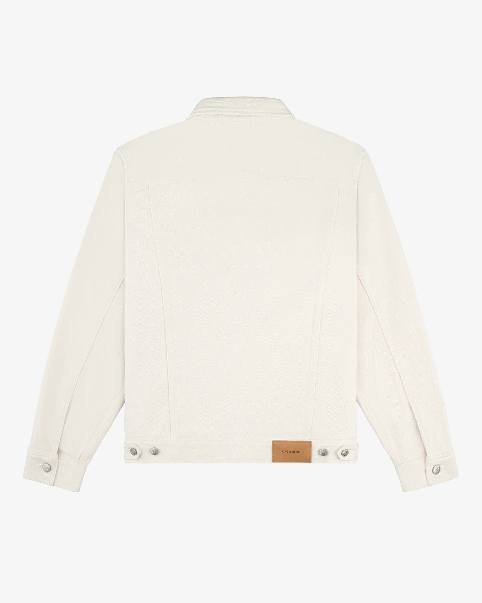 Aime Leon Dore o1mle0725 Denim Trucker Jacket in Natural Size US M / EU 48-50 / 2 - 2 Thumbnail