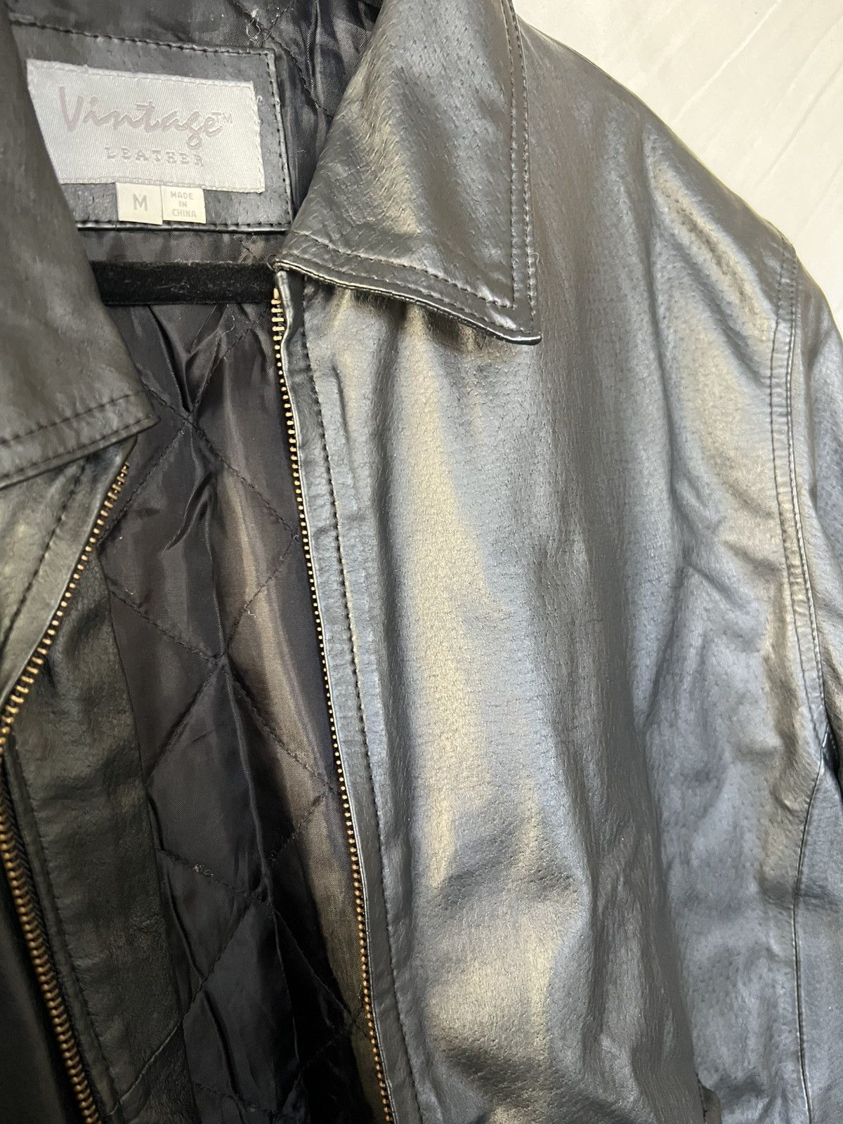 Vintage Vintage Leather Jacket Size US M / EU 48-50 / 2 - 2 Thumbnail