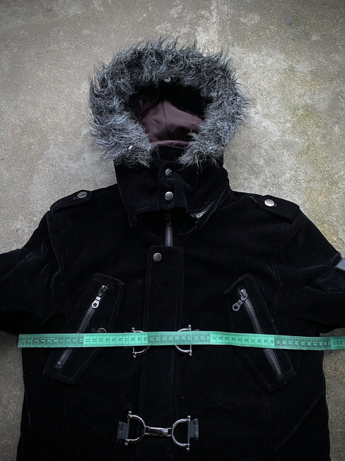 If Six Was Nine JAPANESE STYLE PUNK GOTHIC FUR JACKET AUTHENTIC Size US M / EU 48-50 / 2 - 12 Thumbnail