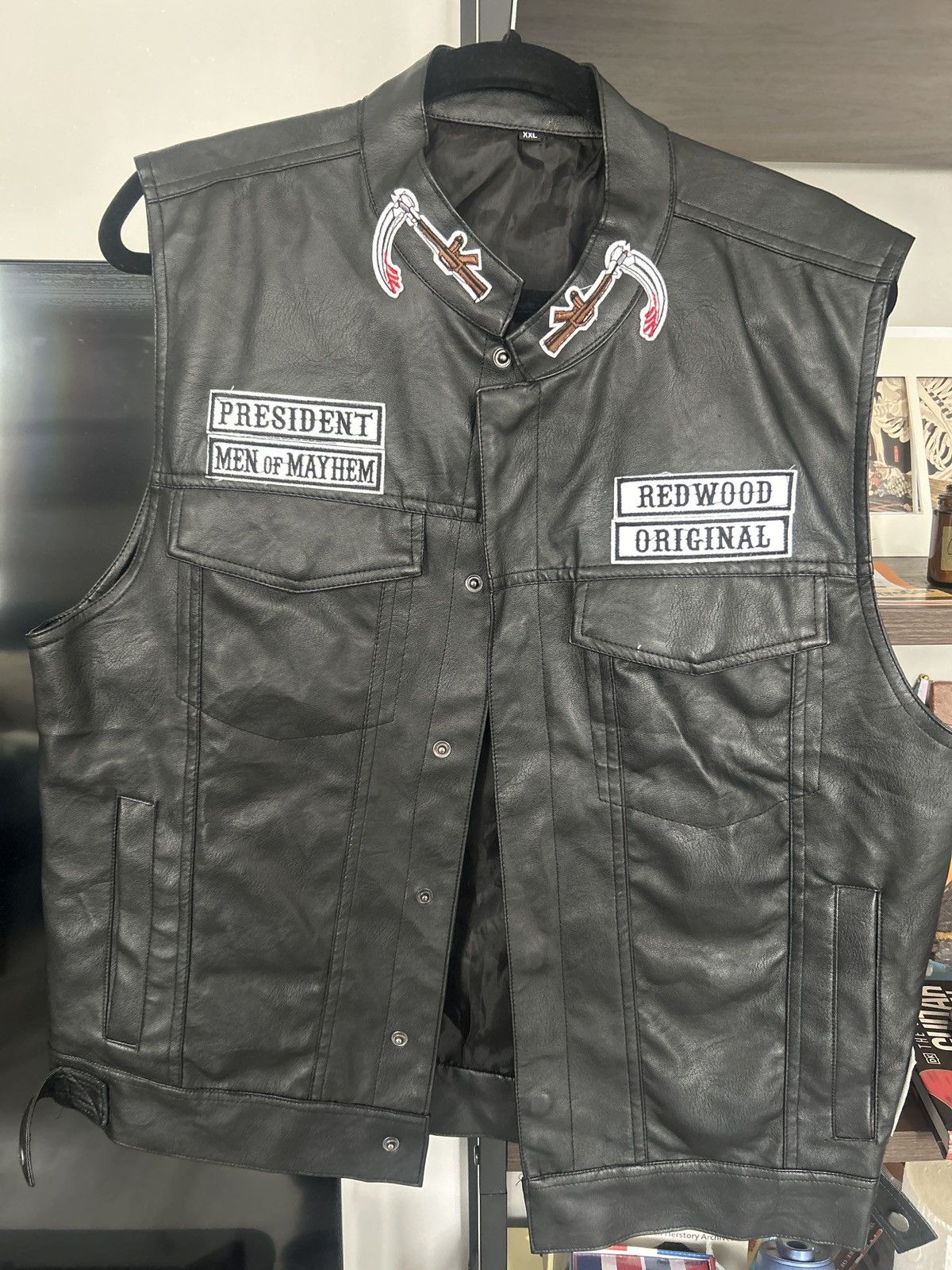 Other Leather Vest Size XL - Sons of Anarchy Replica Size US XL / EU 56 / 4 - 2 Thumbnail