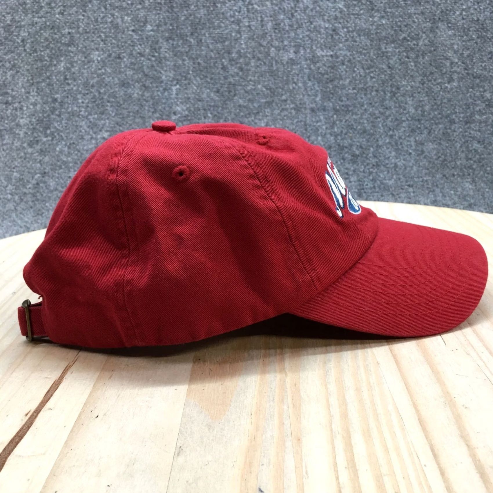 Vintage World of Masonry 08 Baseball Cap Hat Mens One Size Red Adjustable Embroidered Size ONE SIZE - 5 Thumbnail