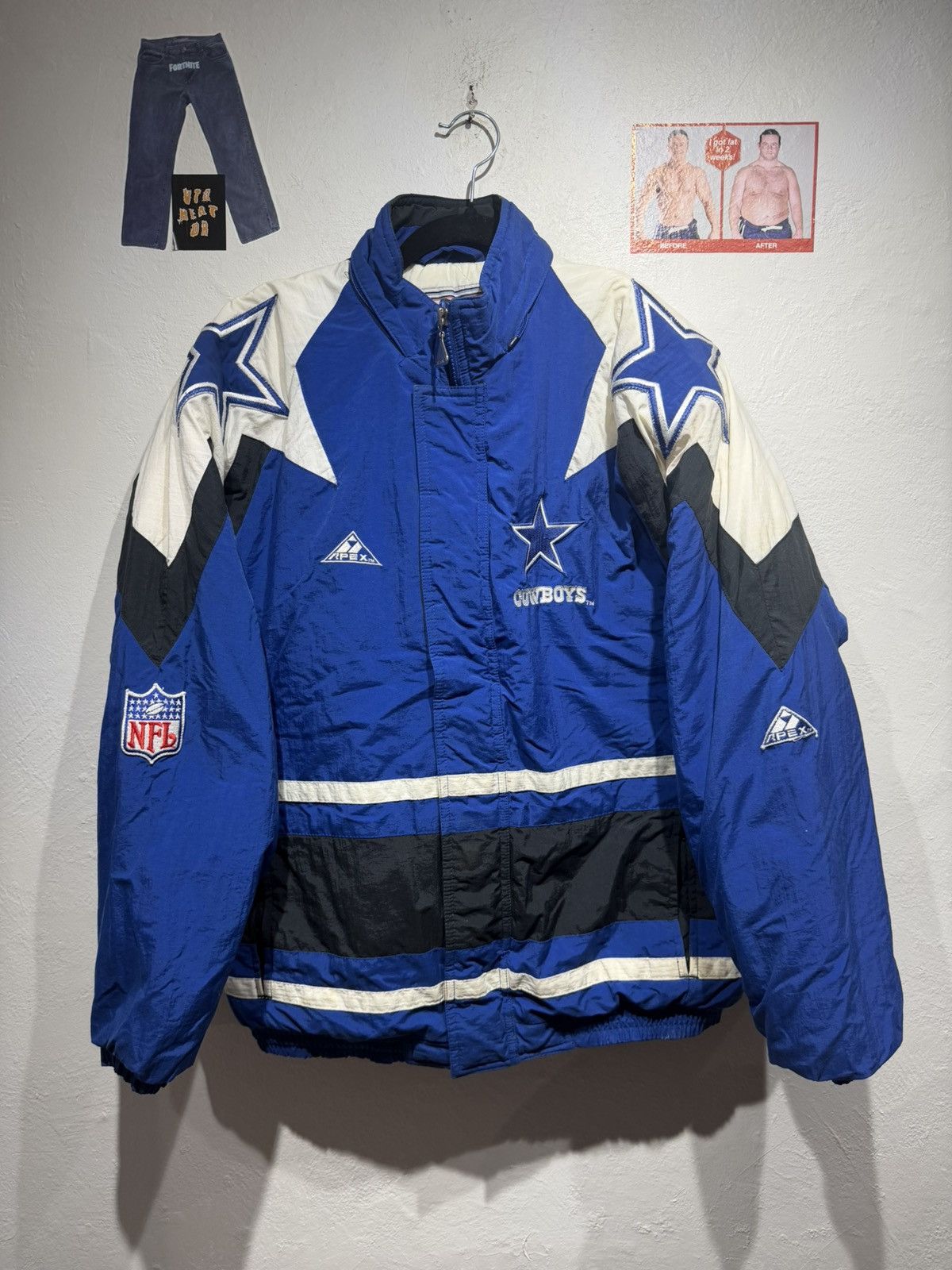 Apex Vintage Dallas Cowboys puffer jacket Size US M / EU 48-50 / 2 - 1 Thumbnail