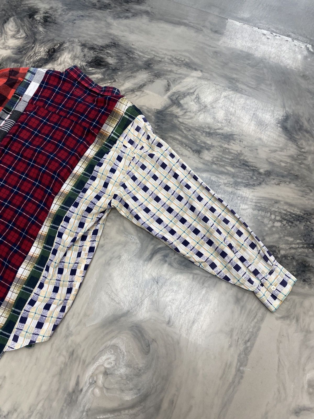 Needles Needles 7 cuts rebuild button up shirt small authentic Size US S / EU 44-46 / 1 - 7 Thumbnail