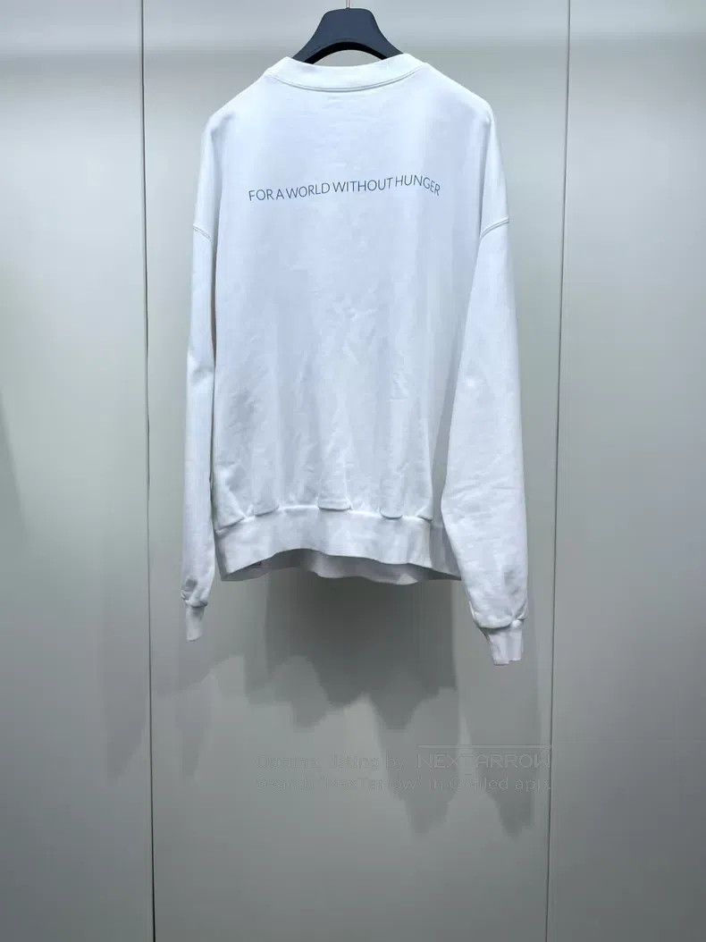 Balenciaga Balenciaga Blue lettering white sweatshirt Size US XS / EU 42 / 0 - 2 Thumbnail