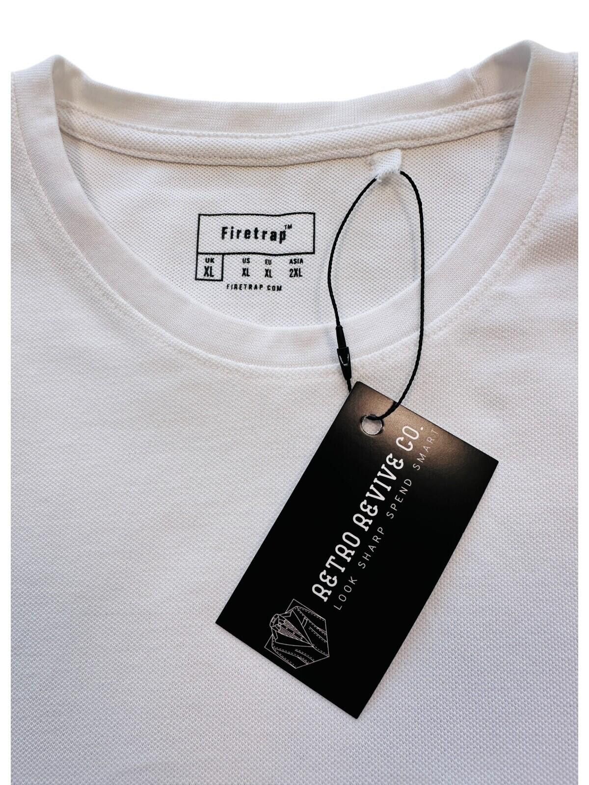 Firetrap Firetrap T-Shirt Men's UK Size XL White Short Sleeve Size US XL / EU 56 / 4 - 11 Thumbnail