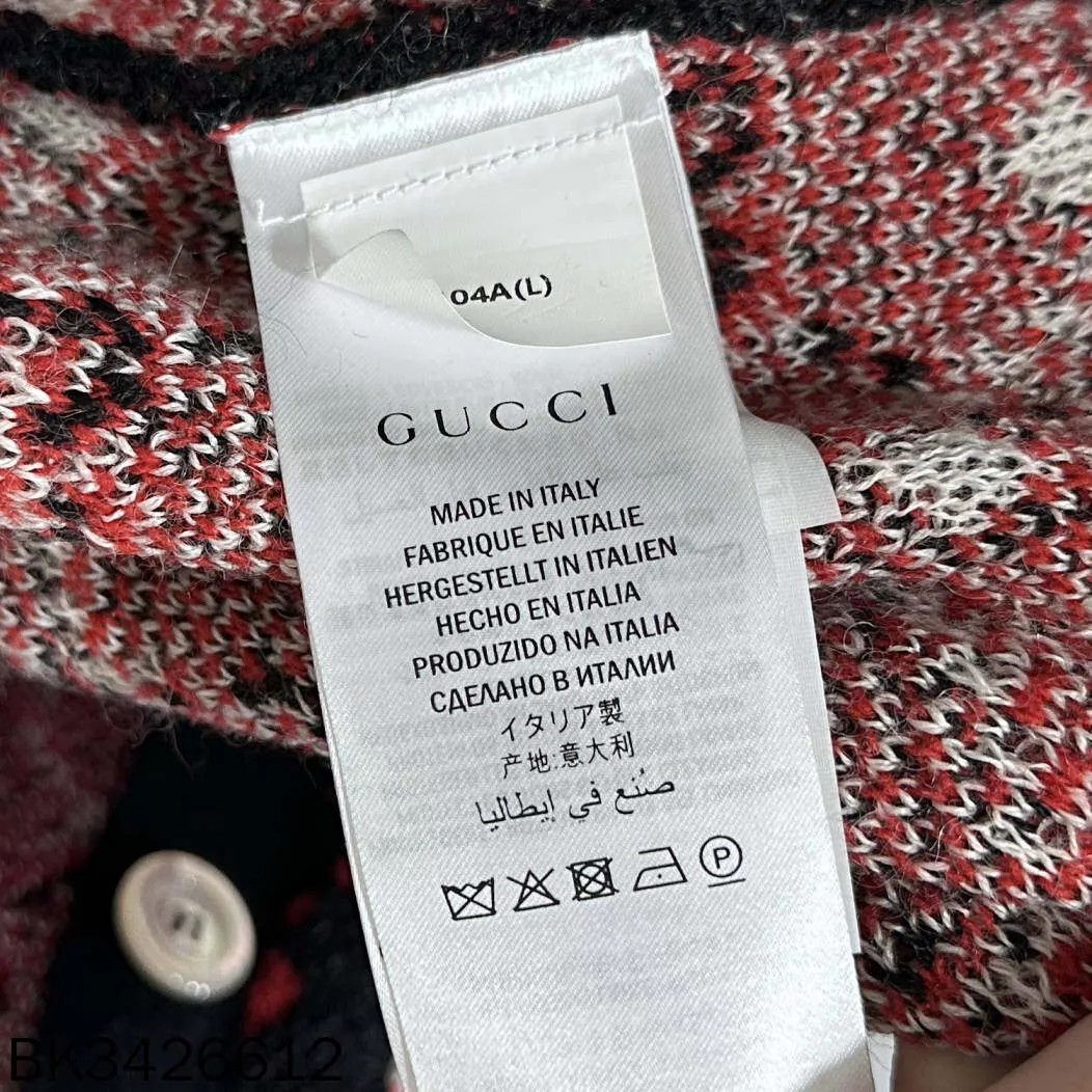 Gucci GUCCI GG Monogram All-Over Knit Cardigan L Size US L / EU 52-54 / 3 - 6 Thumbnail