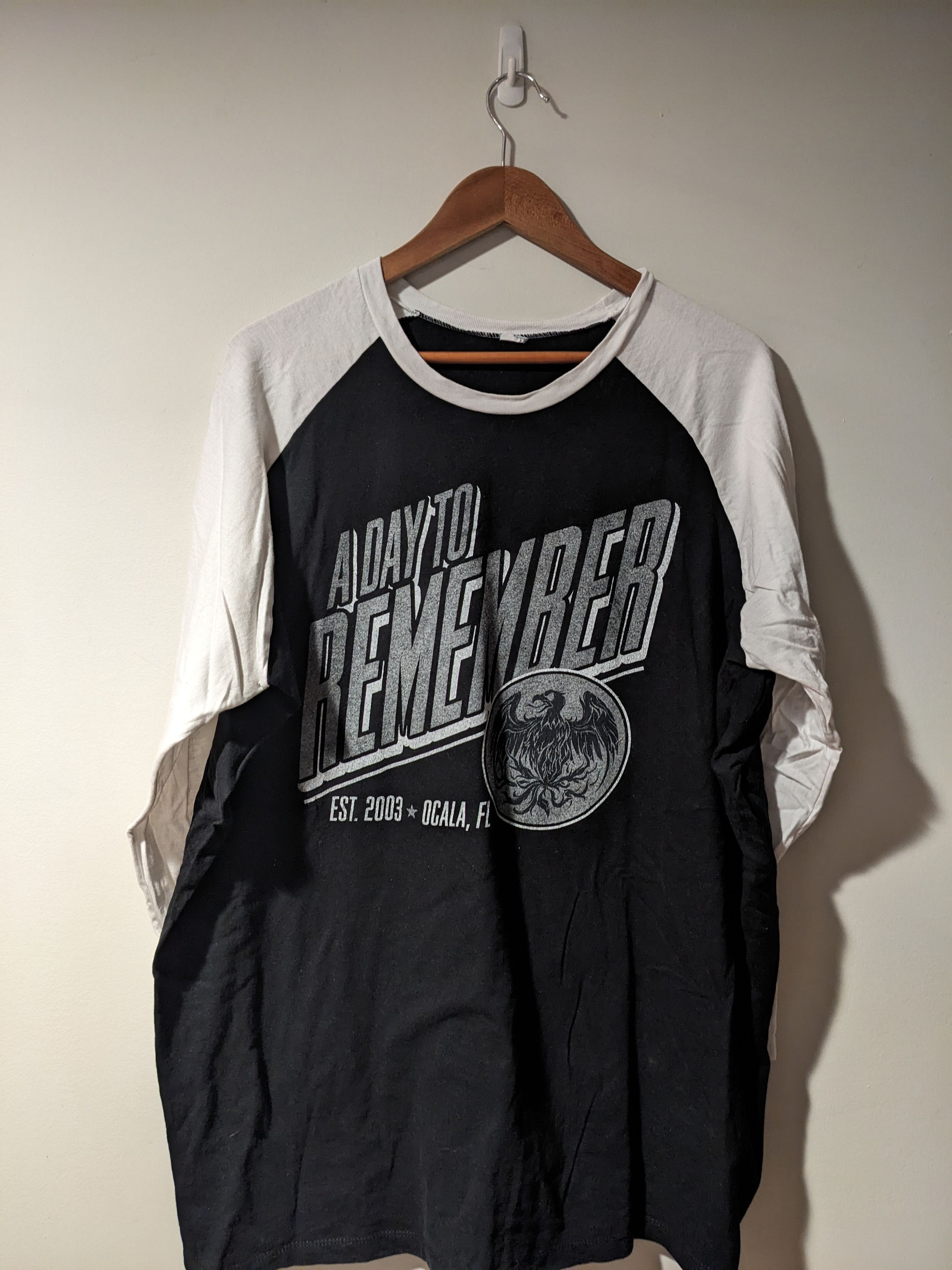 Vintage 2003 A Day to Remember Band Baseball Long-Sleeve