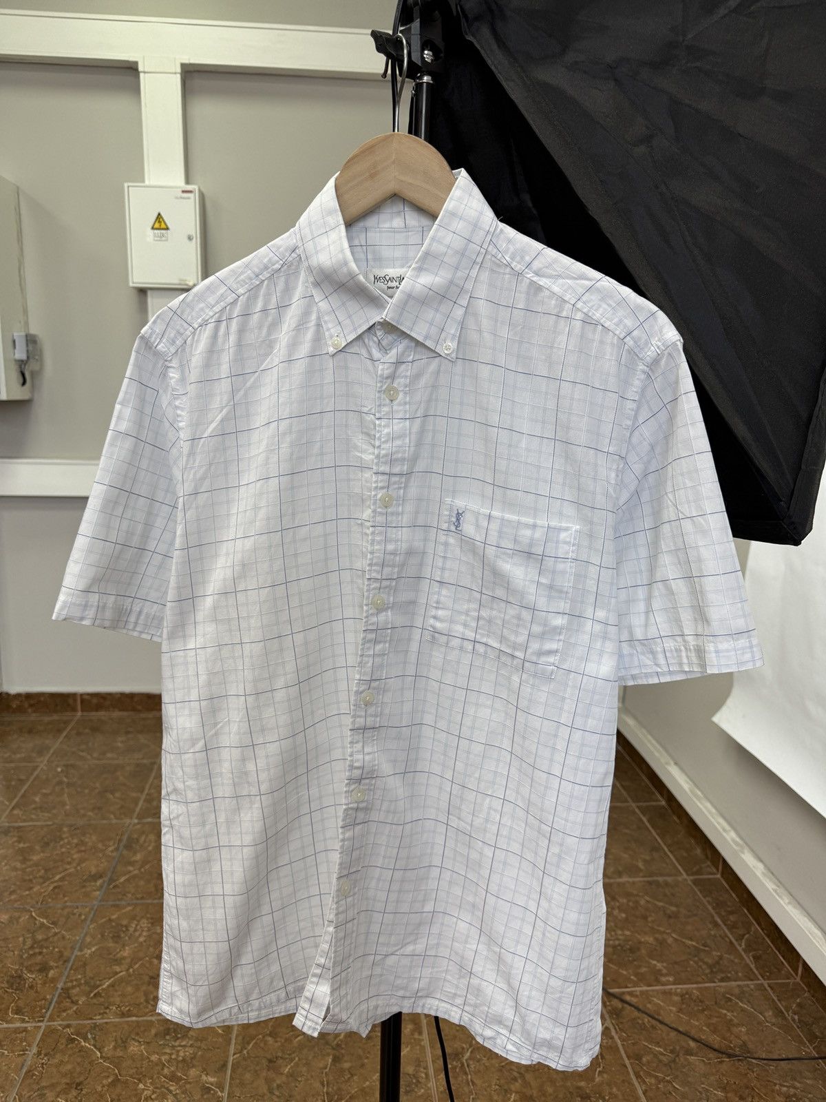 Yves Saint Laurent Vintage 90s Yves Saint Laurent YSL Shirt Rare Retro Hype Y2K Size US M / EU 48-50 / 2 - 1 Thumbnail