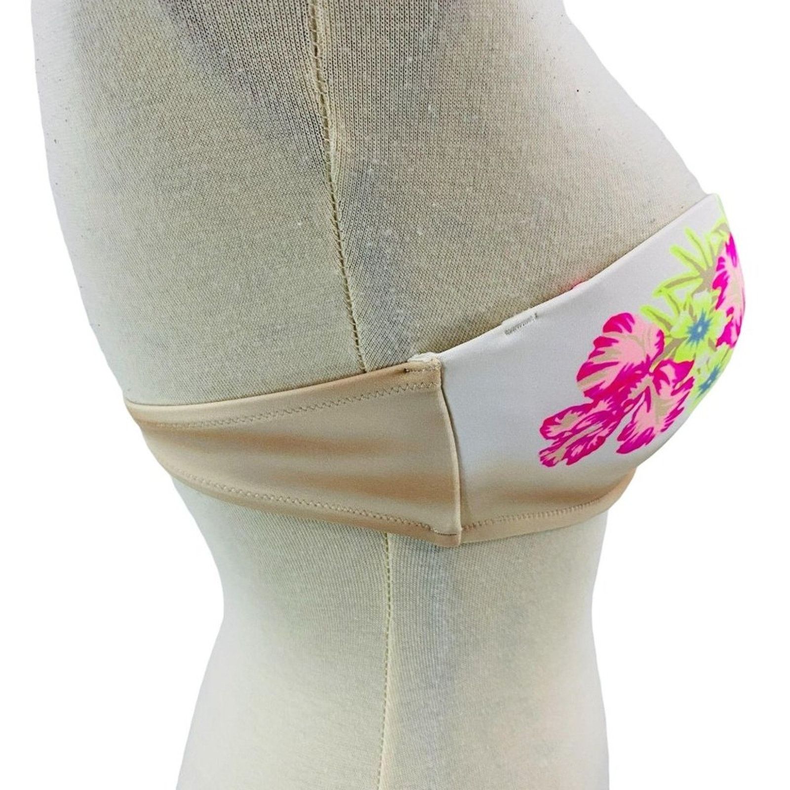 Victoria's Secret Victoria's Secret Strapless Bikini Bright Tropical Floral34C Size ONE SIZE - 4 Thumbnail