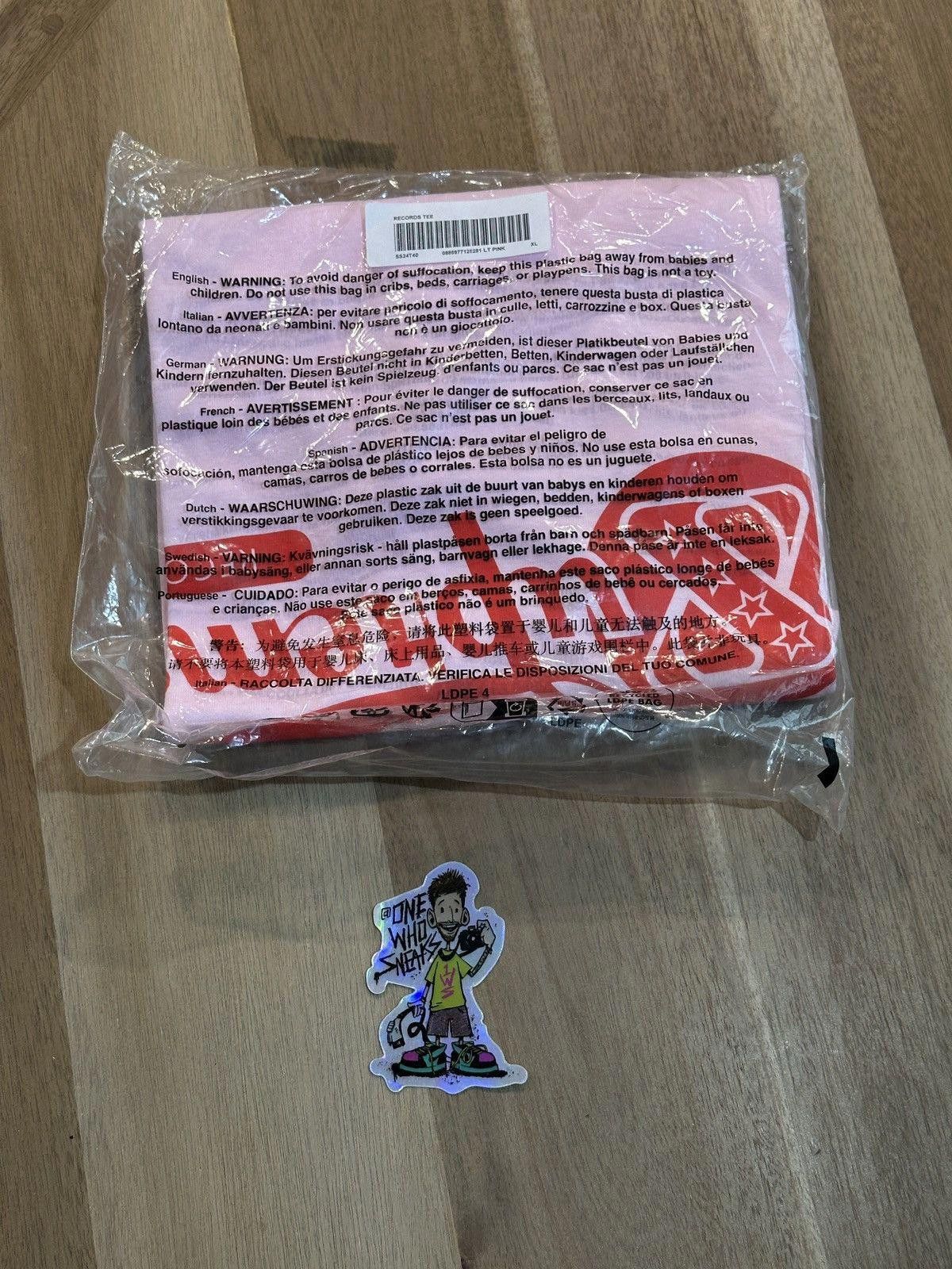 Supreme Supreme Records Tee & Sticker Size XL Size US XL / EU 56 / 4 - 4 Thumbnail