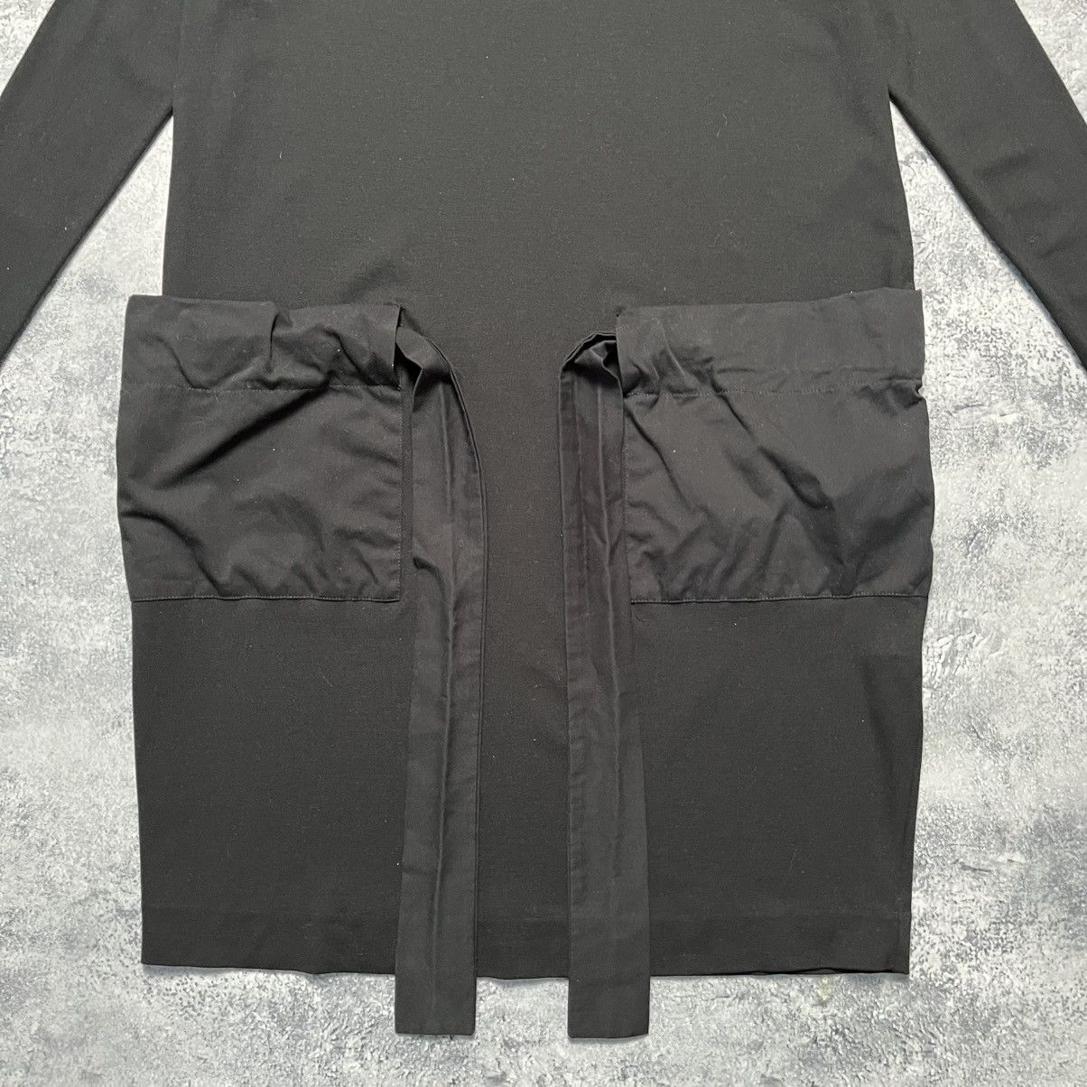Cos COS Black Belt Pocket Dress Luxury Designer Size XS / US 0-2 / IT 36-38 - 3 Thumbnail