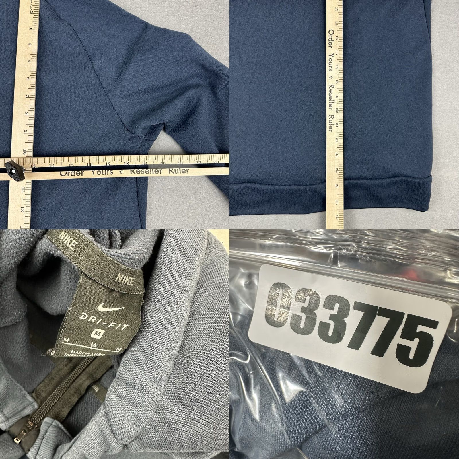 Nike Nike Jacket Men Medium Blue Solid Full Zip Hooded Pockets 860465-471 M Size US M / EU 48-50 / 2 - 8 Thumbnail