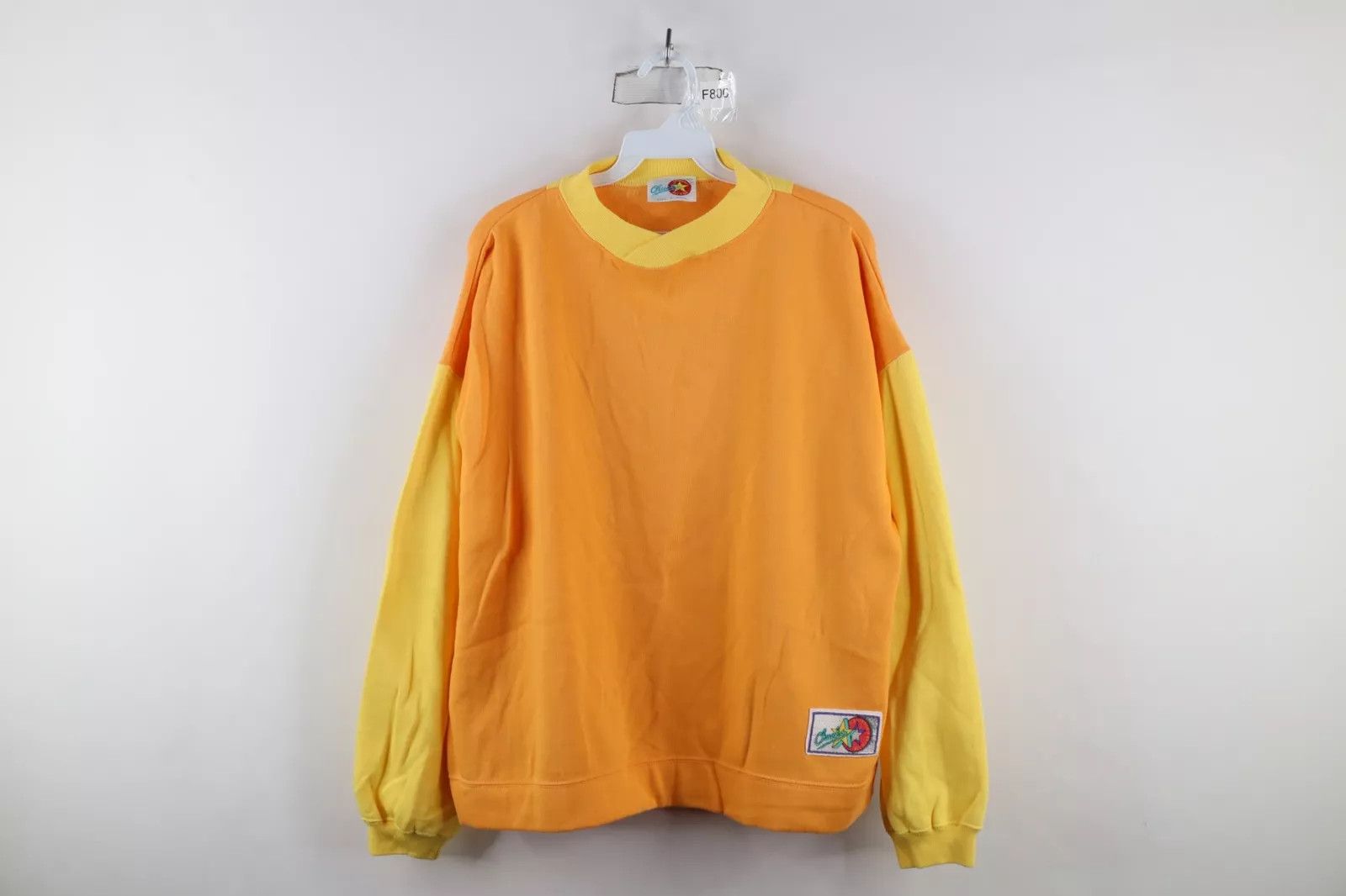 Converse × Vintage Vintage 80s Converse All Star Block Crewneck Sweatshirt Size XL / US 12-14 / IT 48-50 - 1 Thumbnail