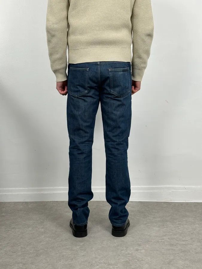 Prada 2000s Prada Tapered Fit Navy Brut Regular Denim Jeans Size US 32 / EU 48 - 4 Thumbnail