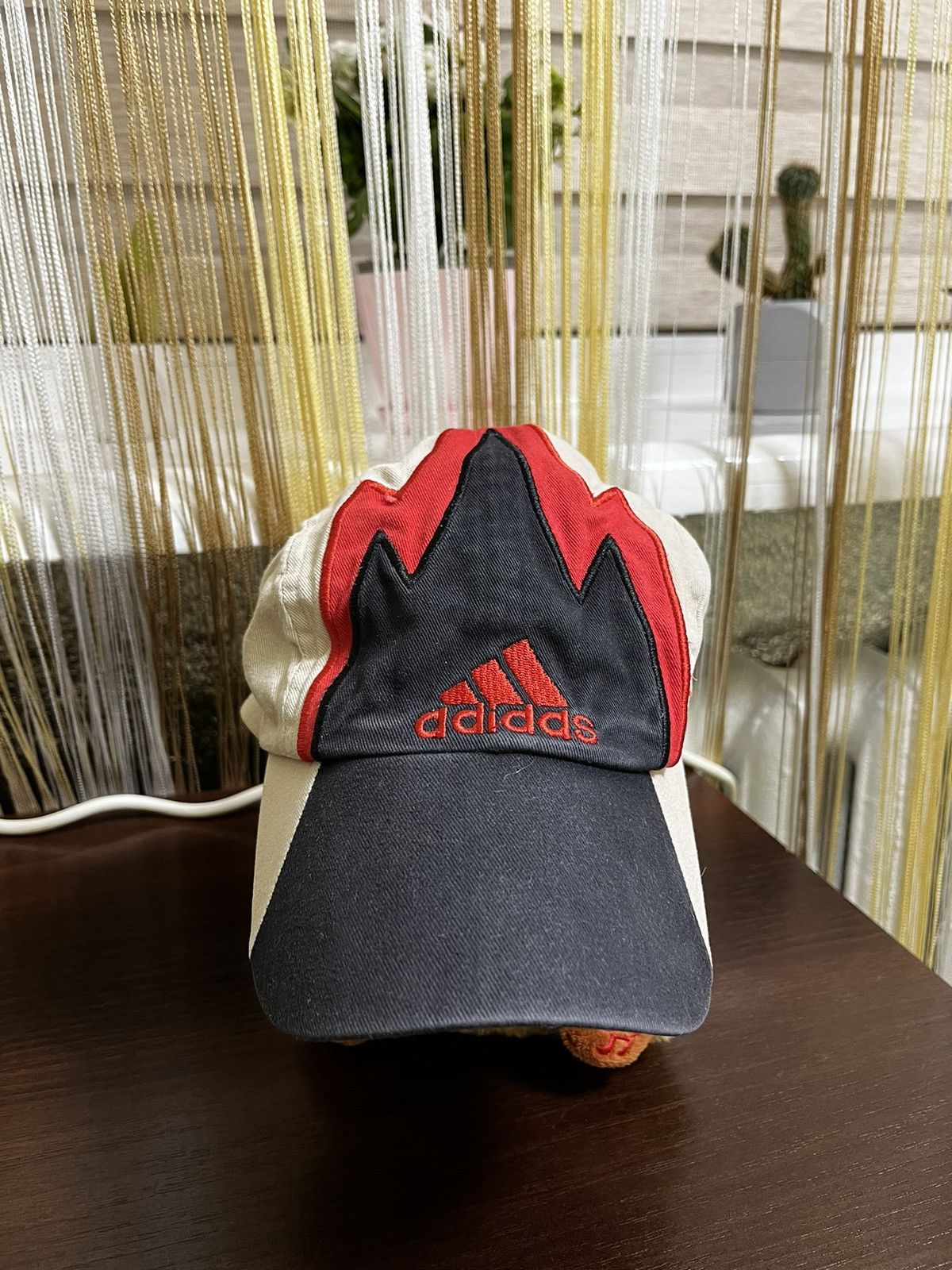 Adidas × Vintage Vintage 80-s 1980 Adidas Fire Cap Size ONE SIZE - 2 Thumbnail