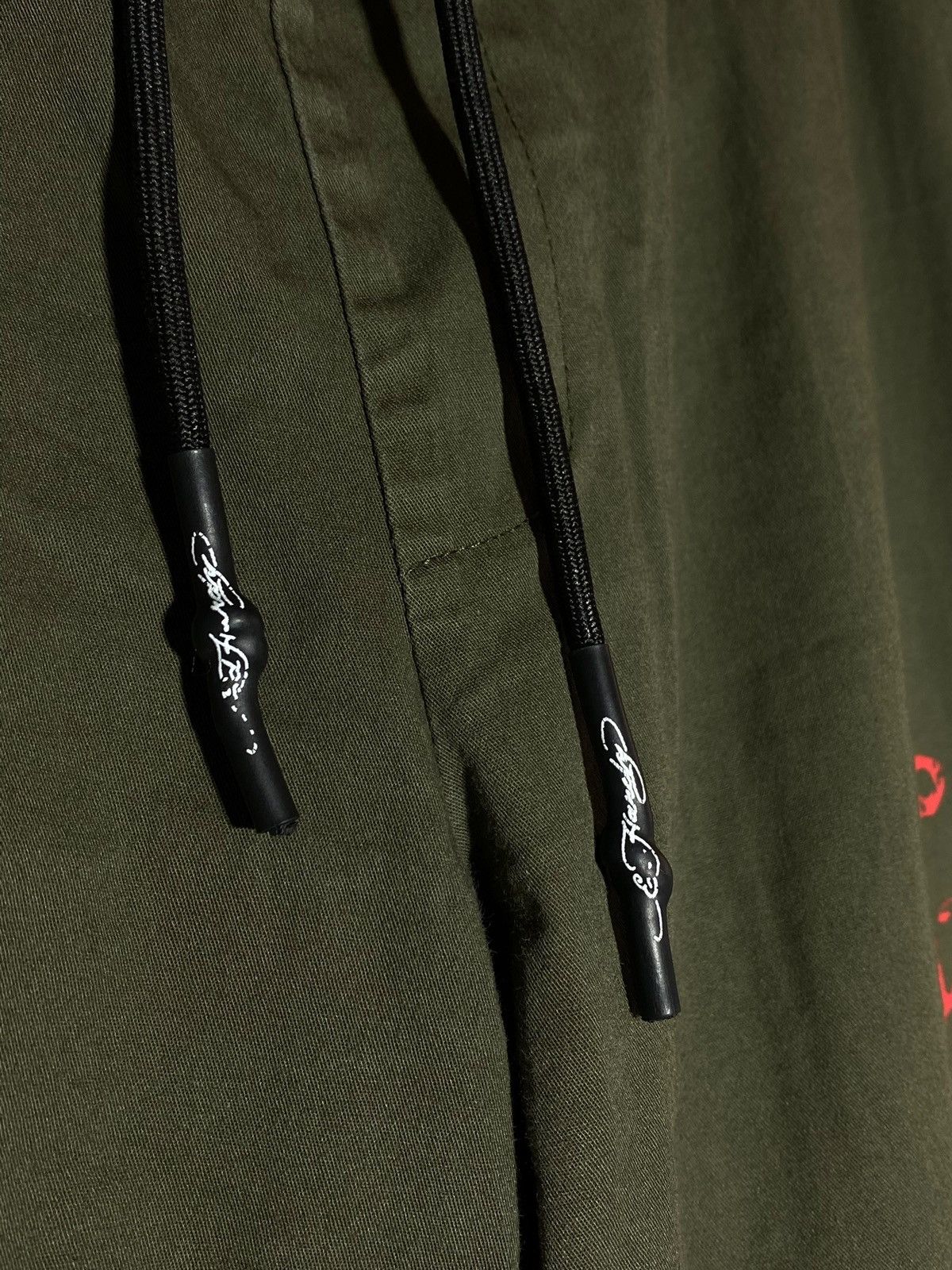 Ed Hardy Ed Hardy Y2k Khaki Japanese Parachute Pants Size US 32 / EU 48 - 8 Thumbnail